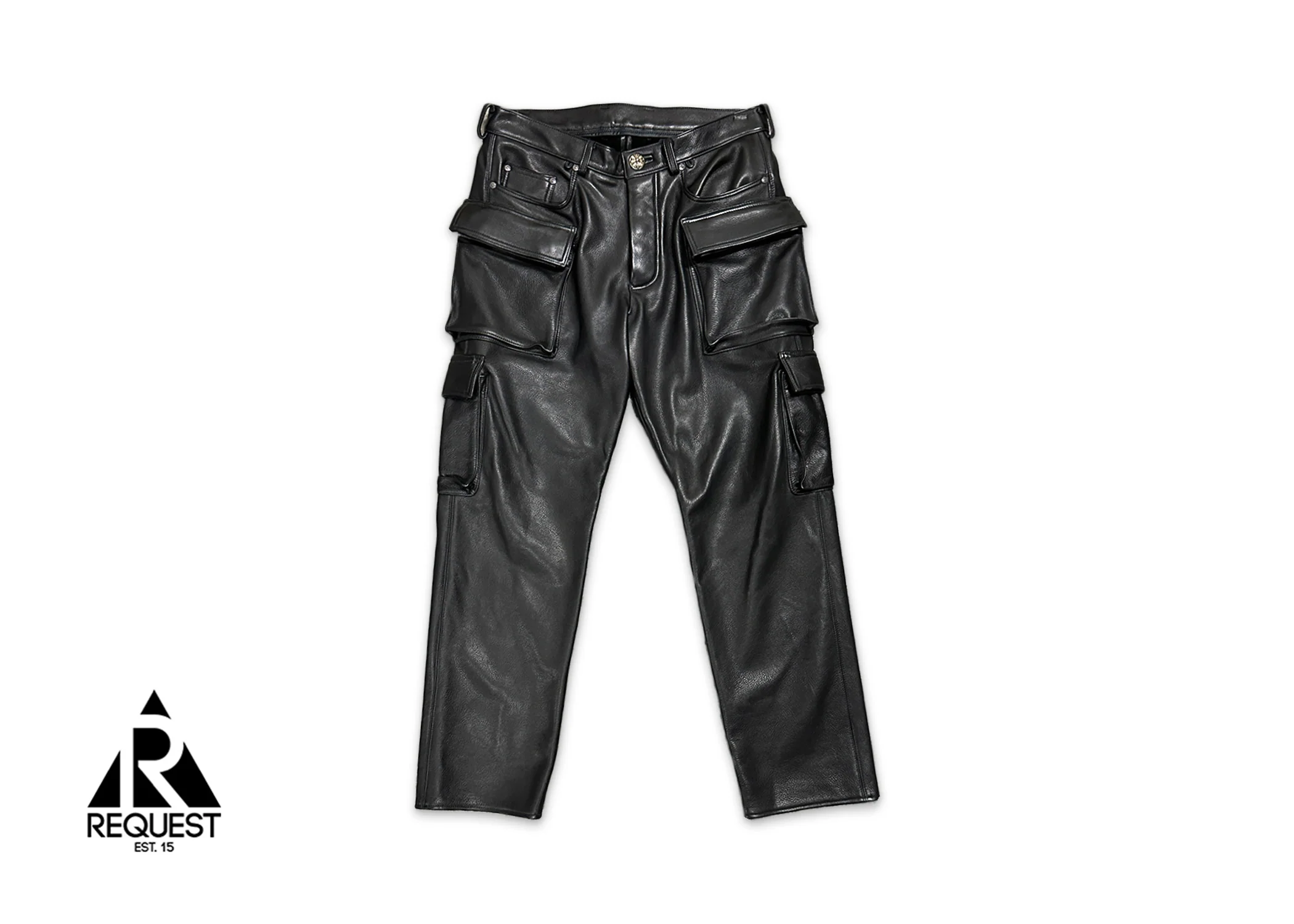 Cargo Leather Pant "Black"
