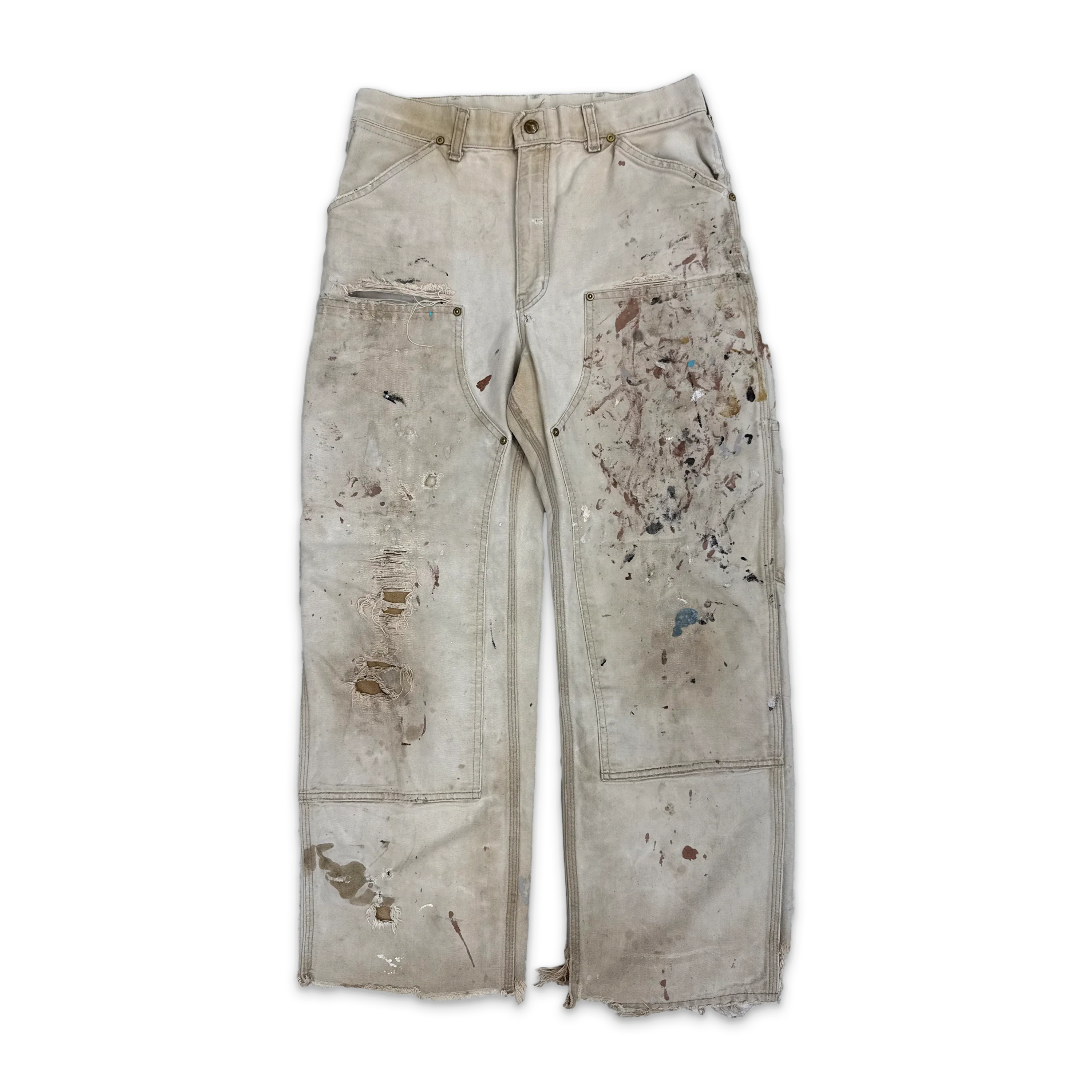 Carhartt Heavily Distressed Carpenter Tan