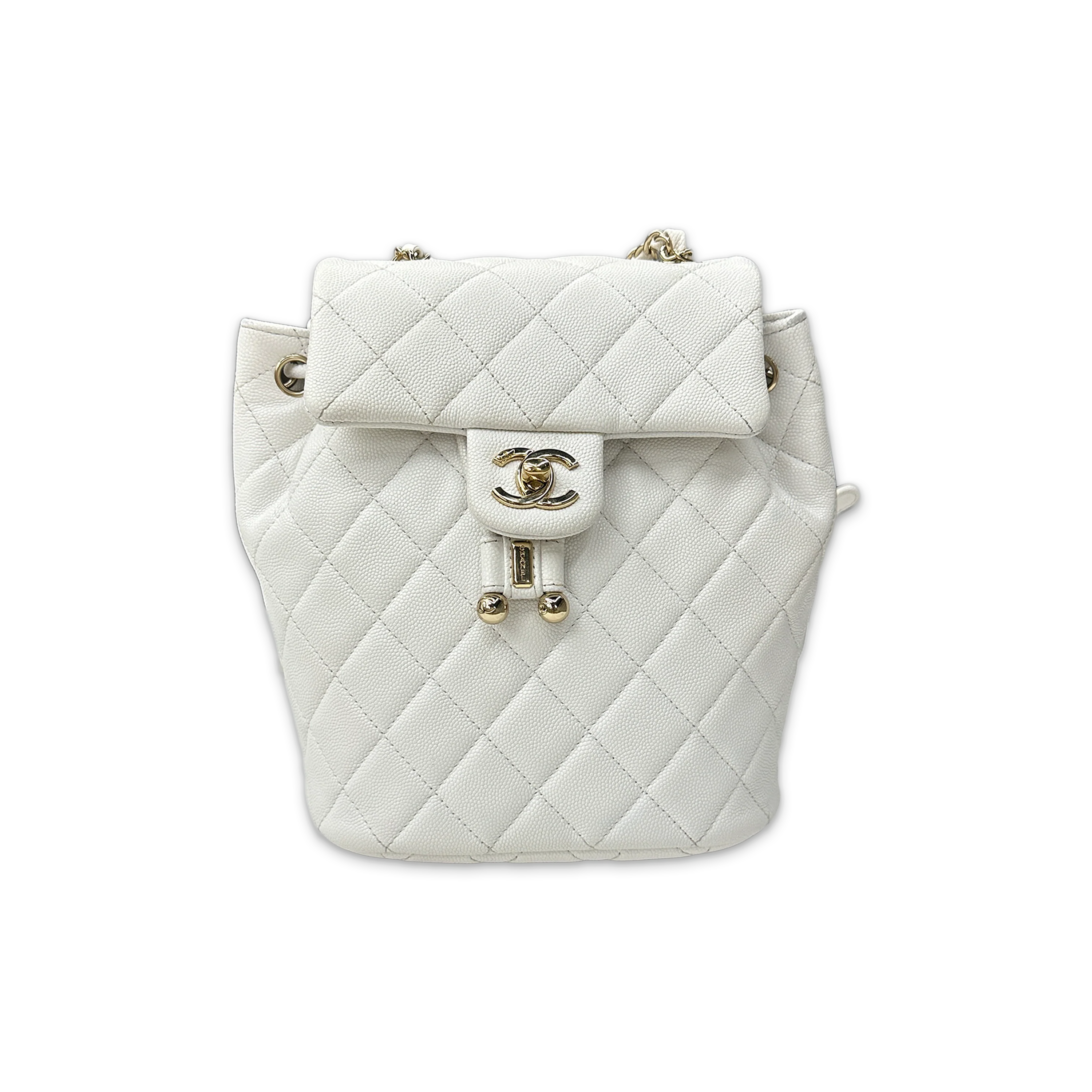 Caviar Classic Backpack "White"