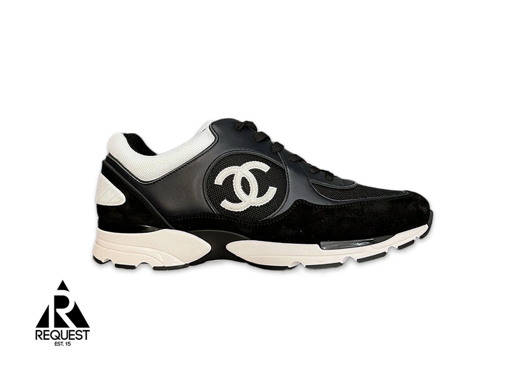 CC Logo Trainer "Black Leather"