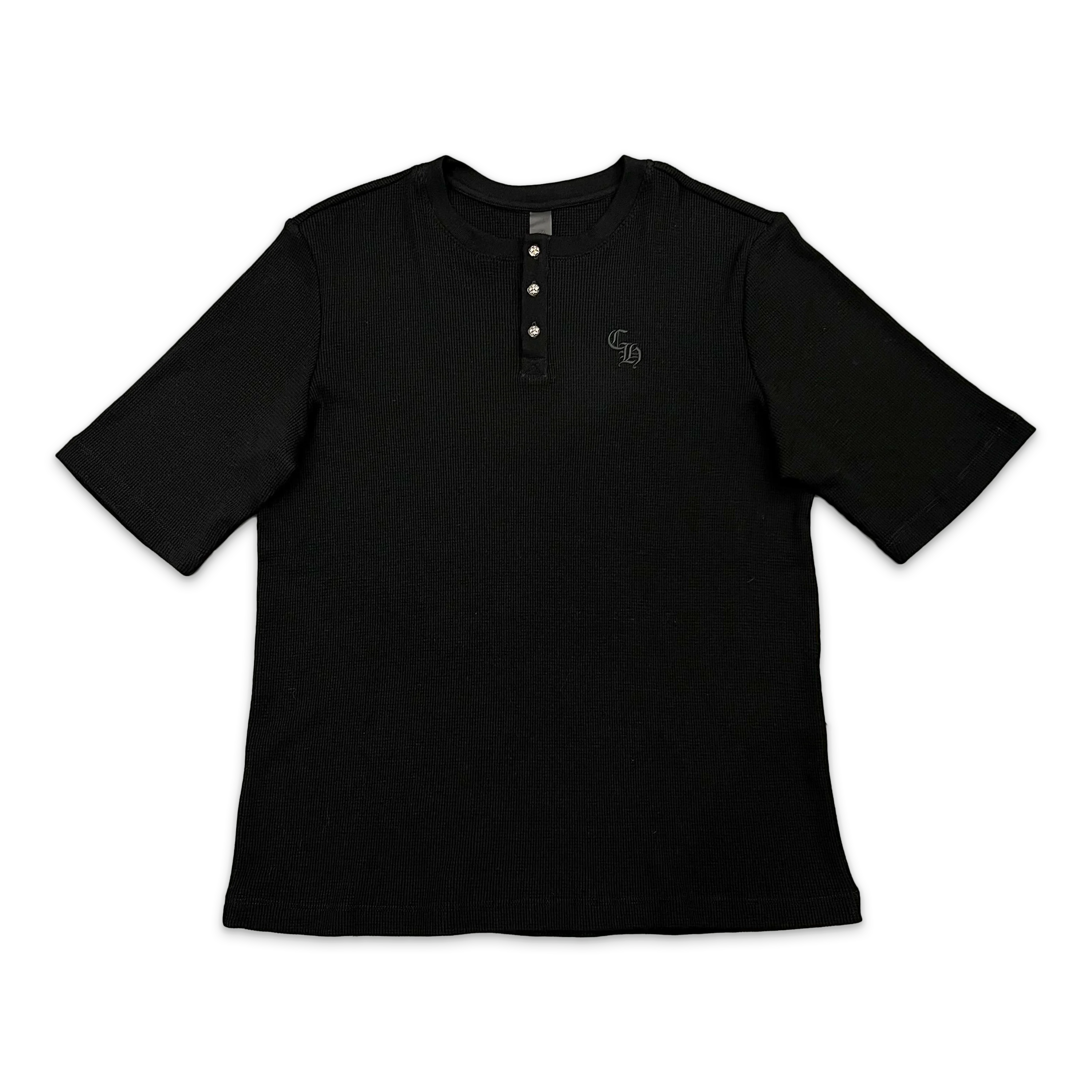 CH Thermal Henley Tee "Black"
