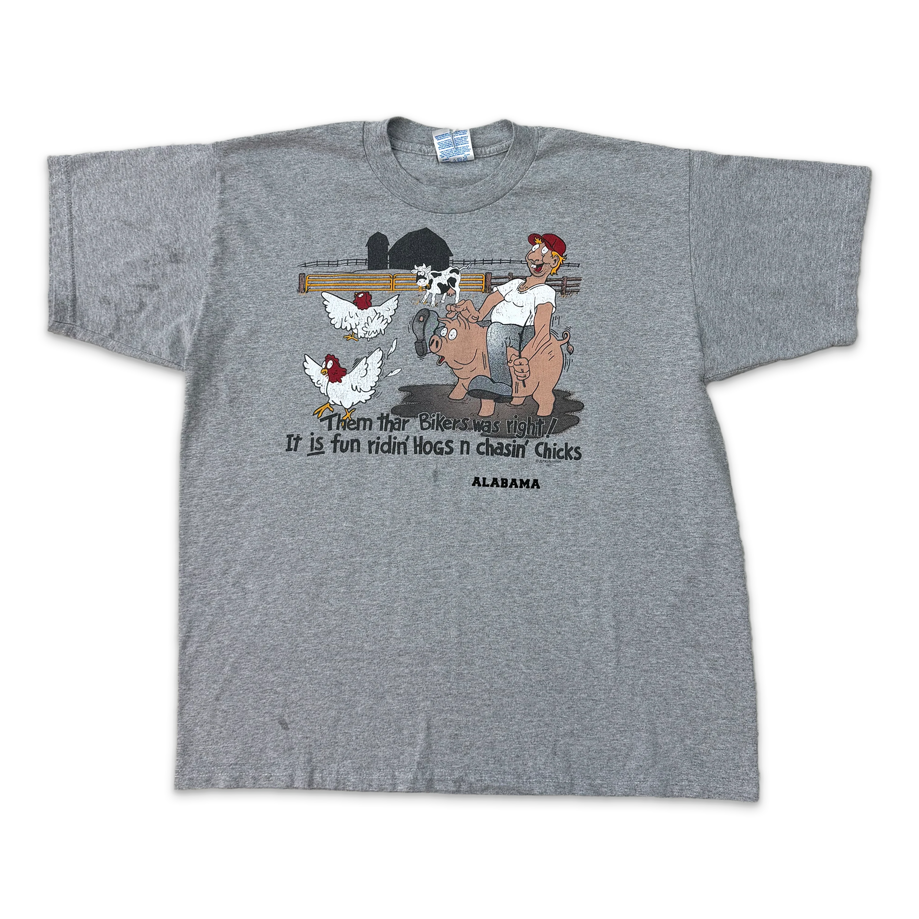 Chasing Hogs Tee "Grey"