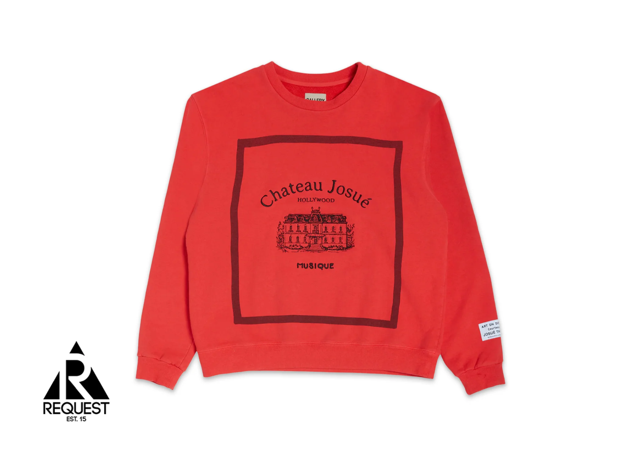 Chateau Musique Crewneck Sweatshirt "Red"