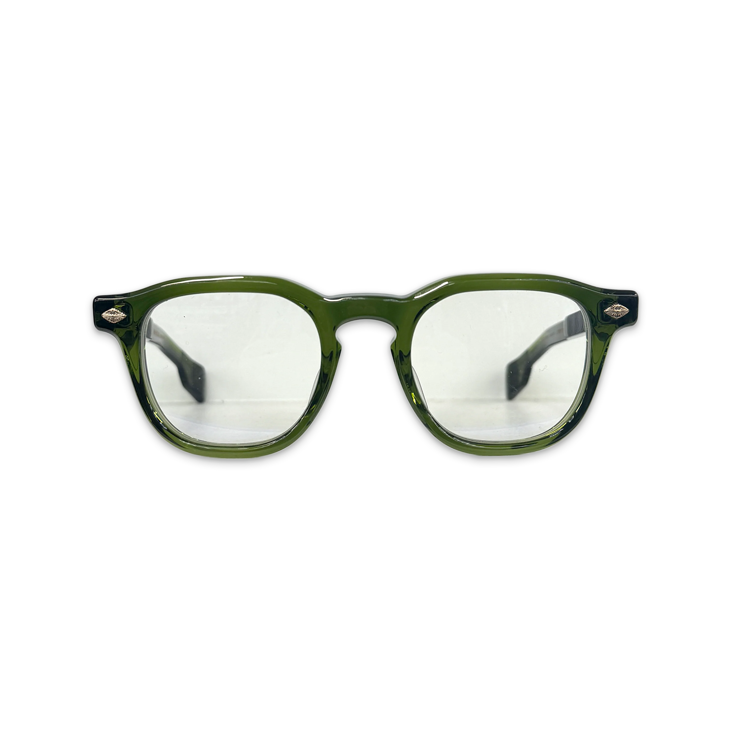 Chirp Chirp Glasses "Transparent Green/Gold"