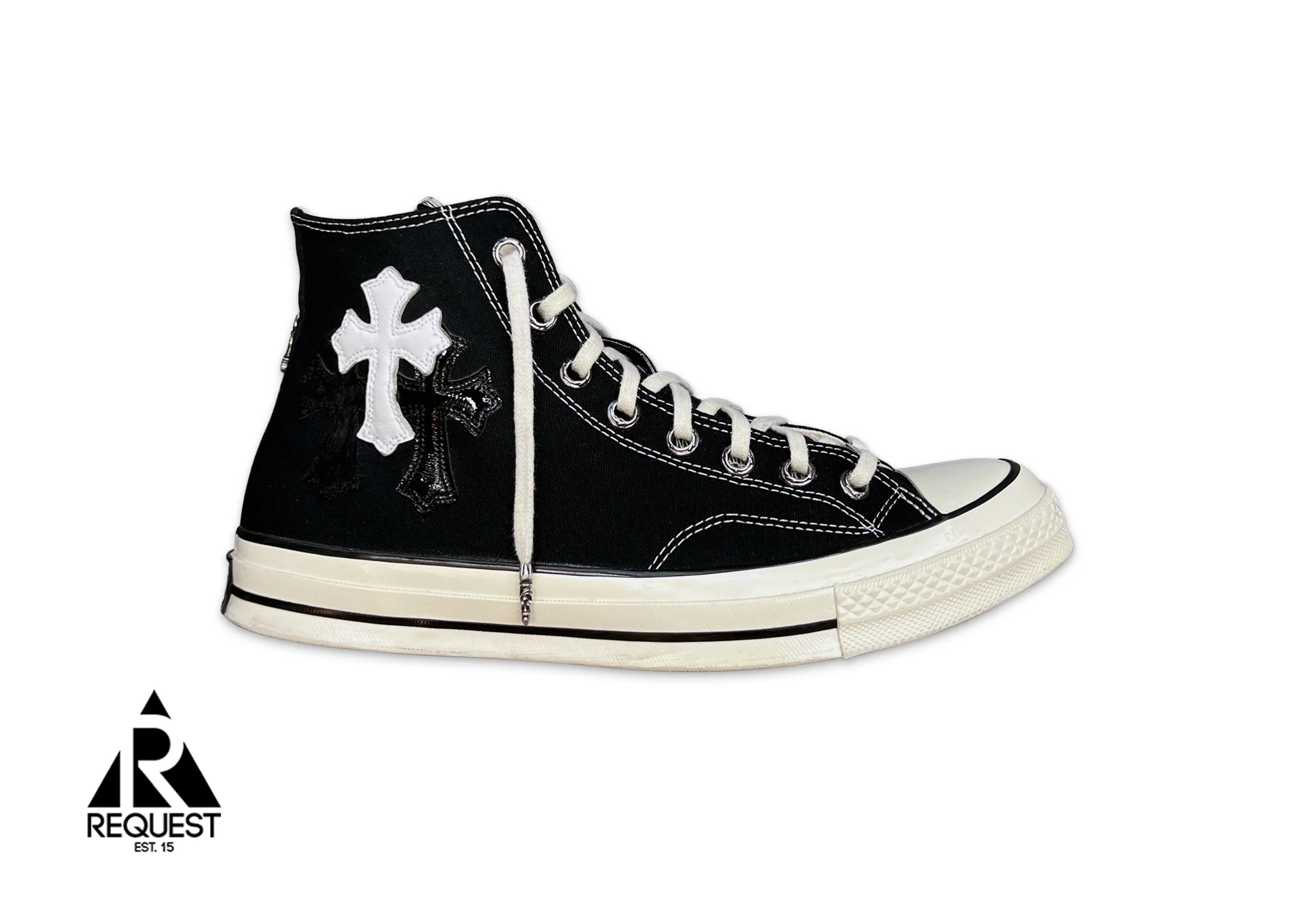 Chrome Hearts Chuck Taylor All Star Canvas High Top "Black"