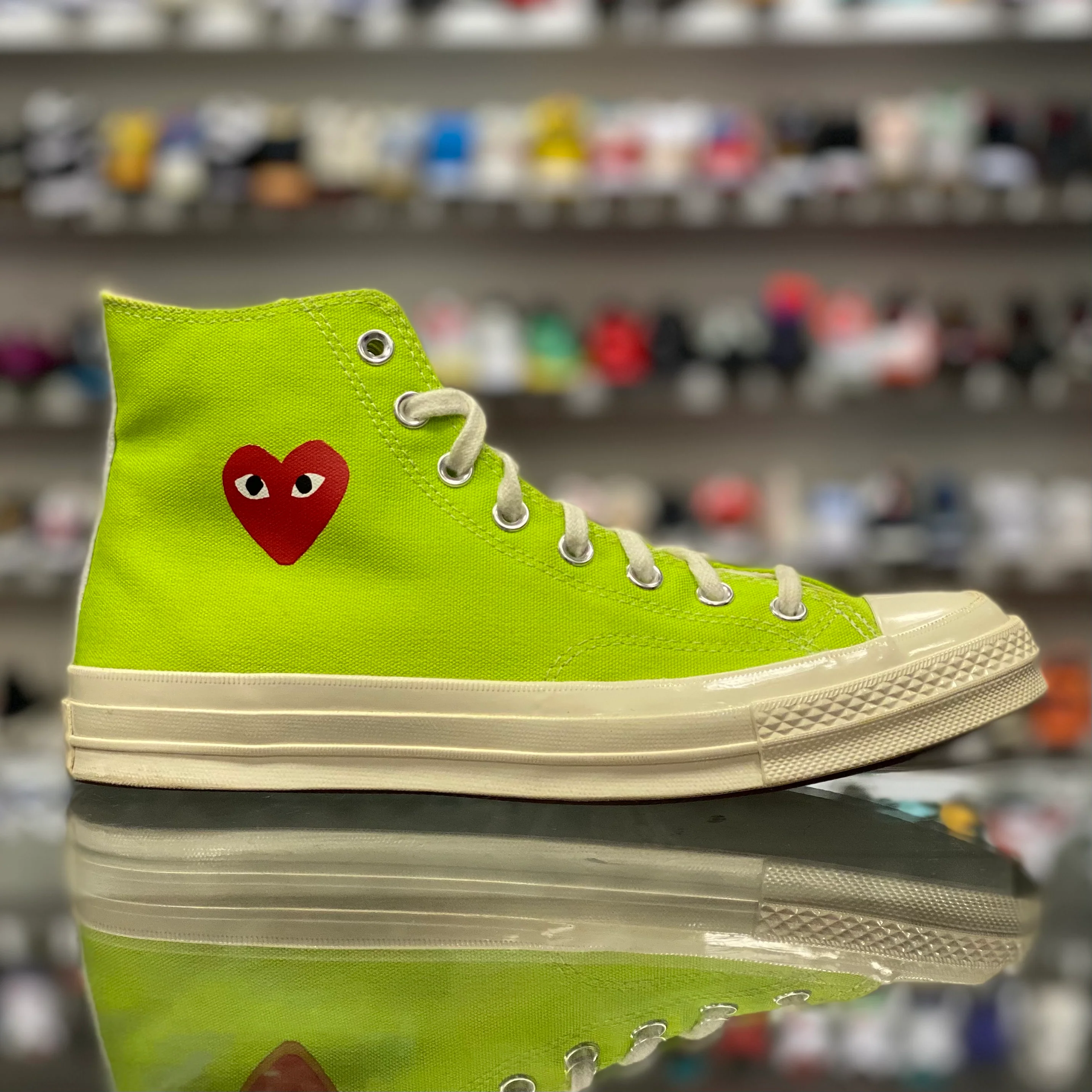 Chuck Taylor CDG High “Lime Green” - Image 2