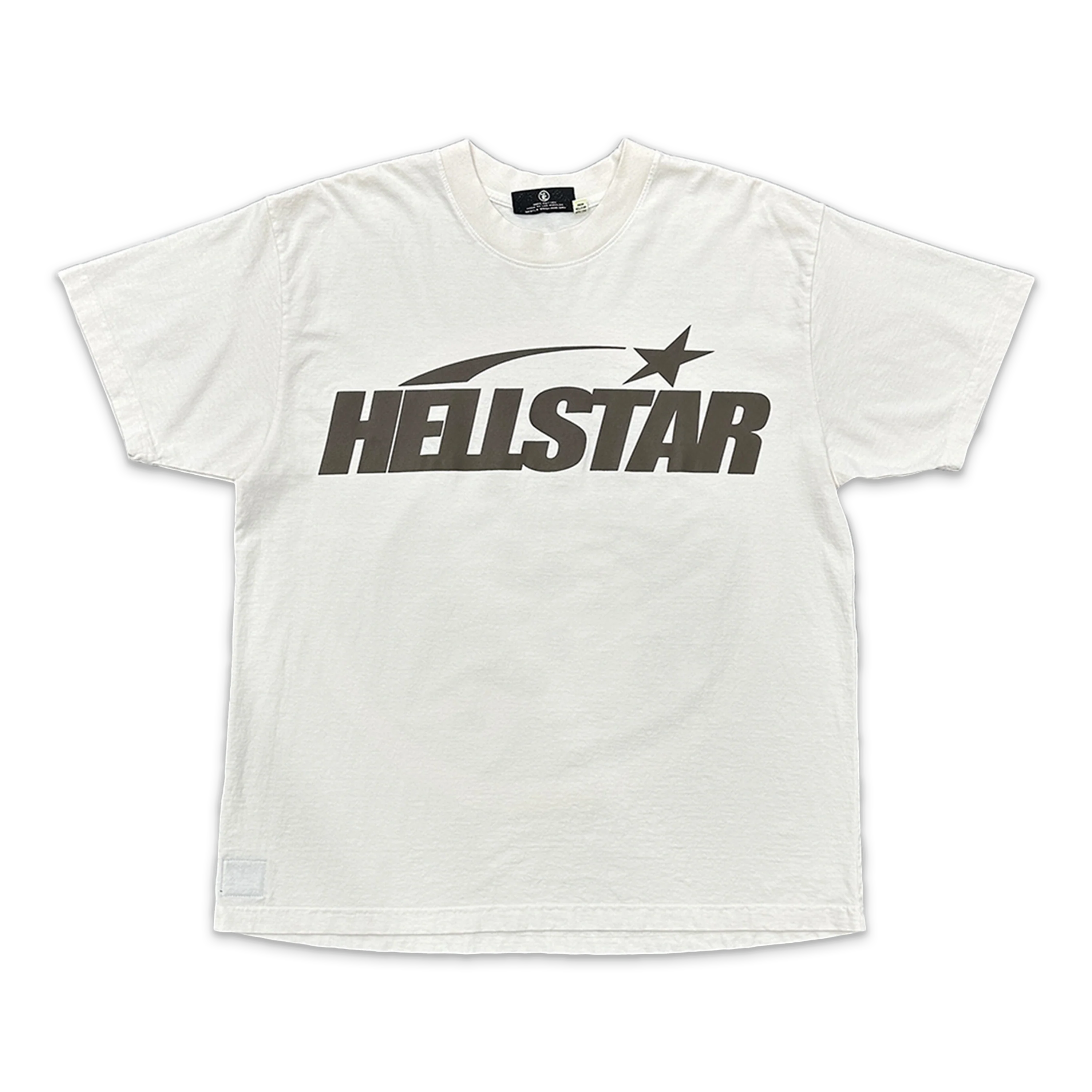 Classic Print Tee "White/Brown"