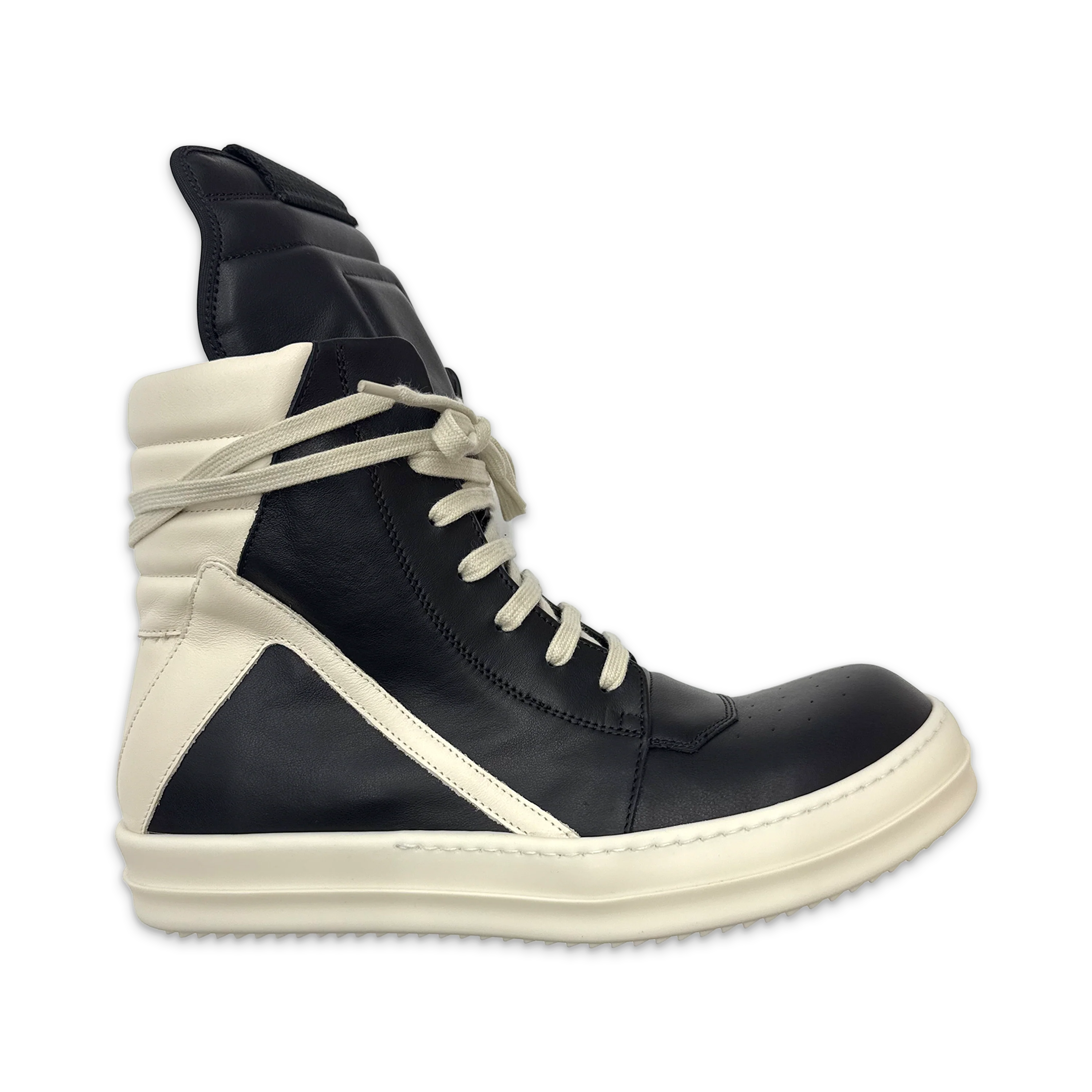 Concordians Geobasket Leather Lace High "Black Milk"