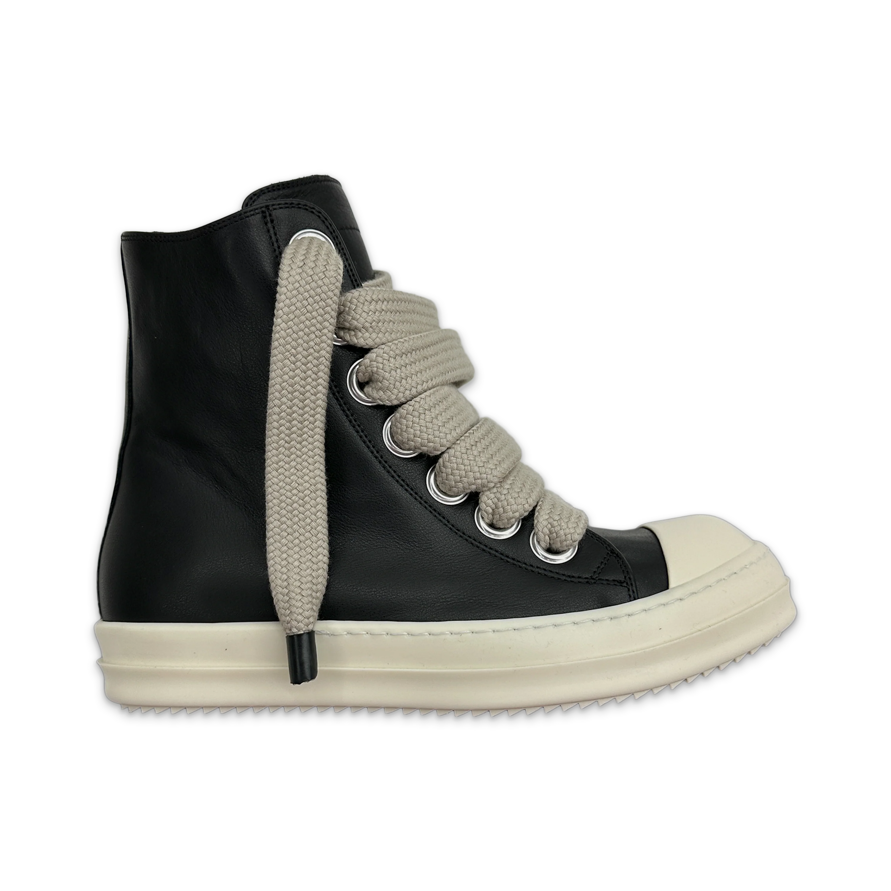 Concordians Ramone Leather Jumbo Lace High  "Black Milk"