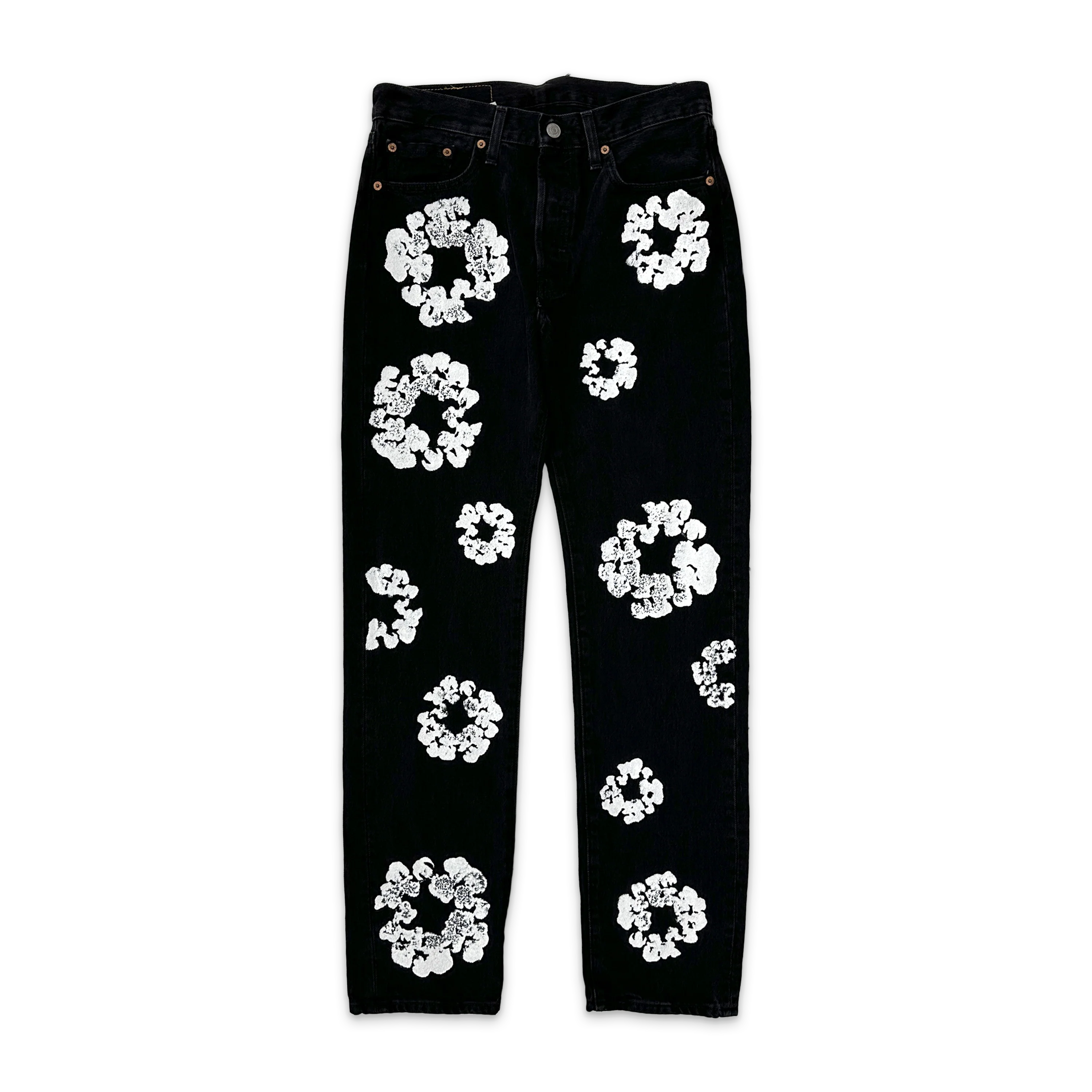 Cotton Wreath Denim "Black"