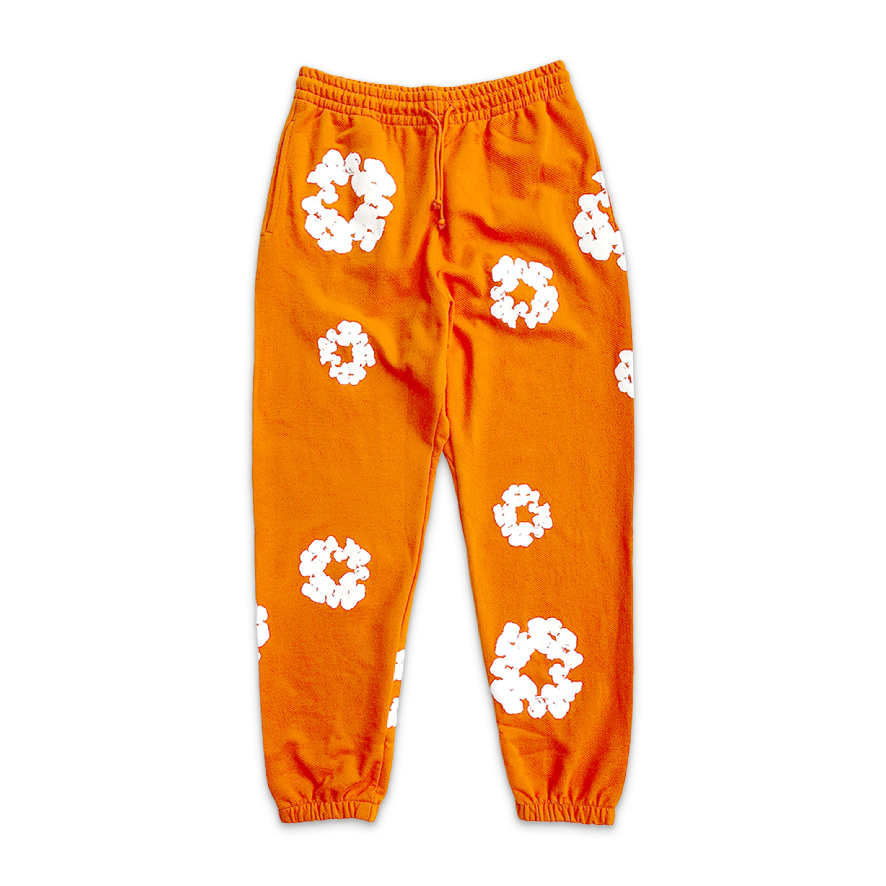 Cotton Wreath Sweatpants "Orange"