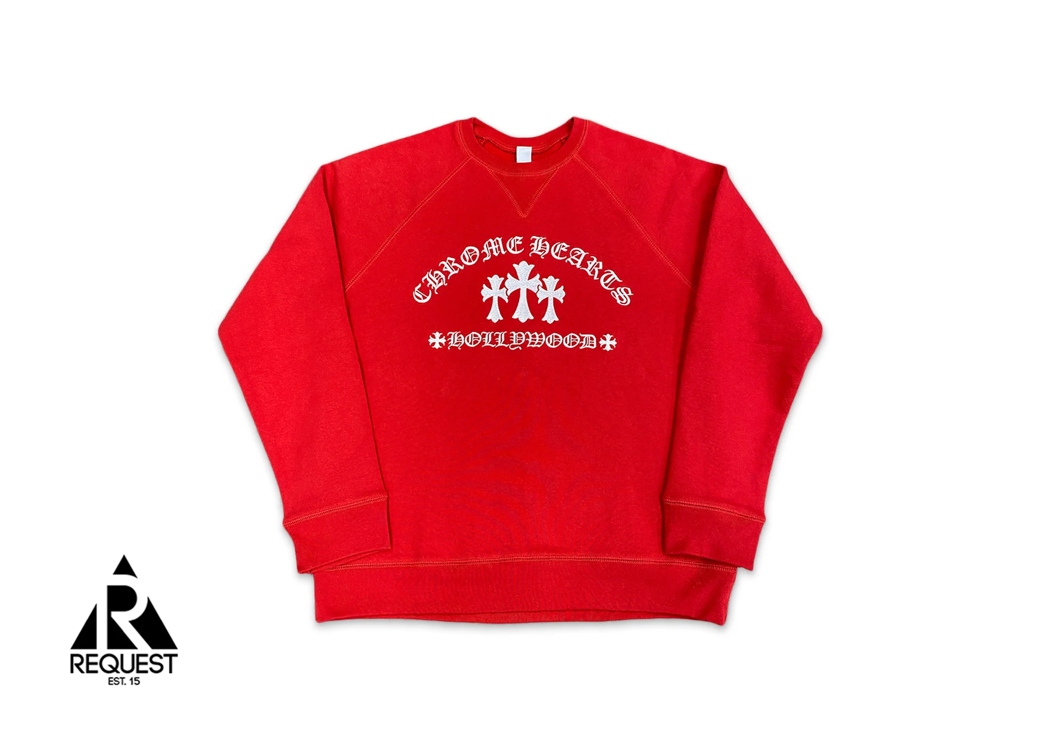 Cross Crewneck  “Red Hollywood”