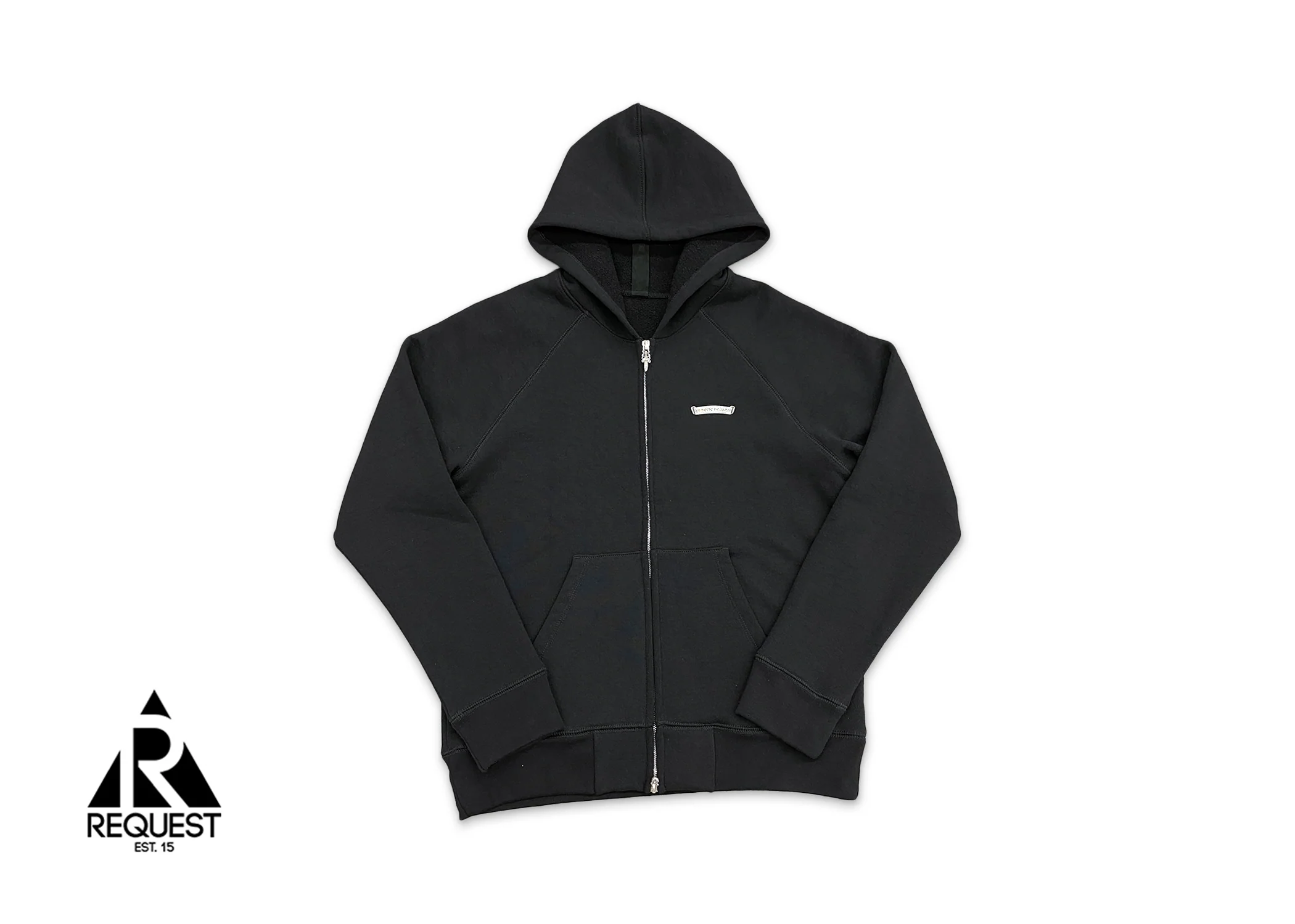 Cross Full Zip Hoodie “Black Hollywood”