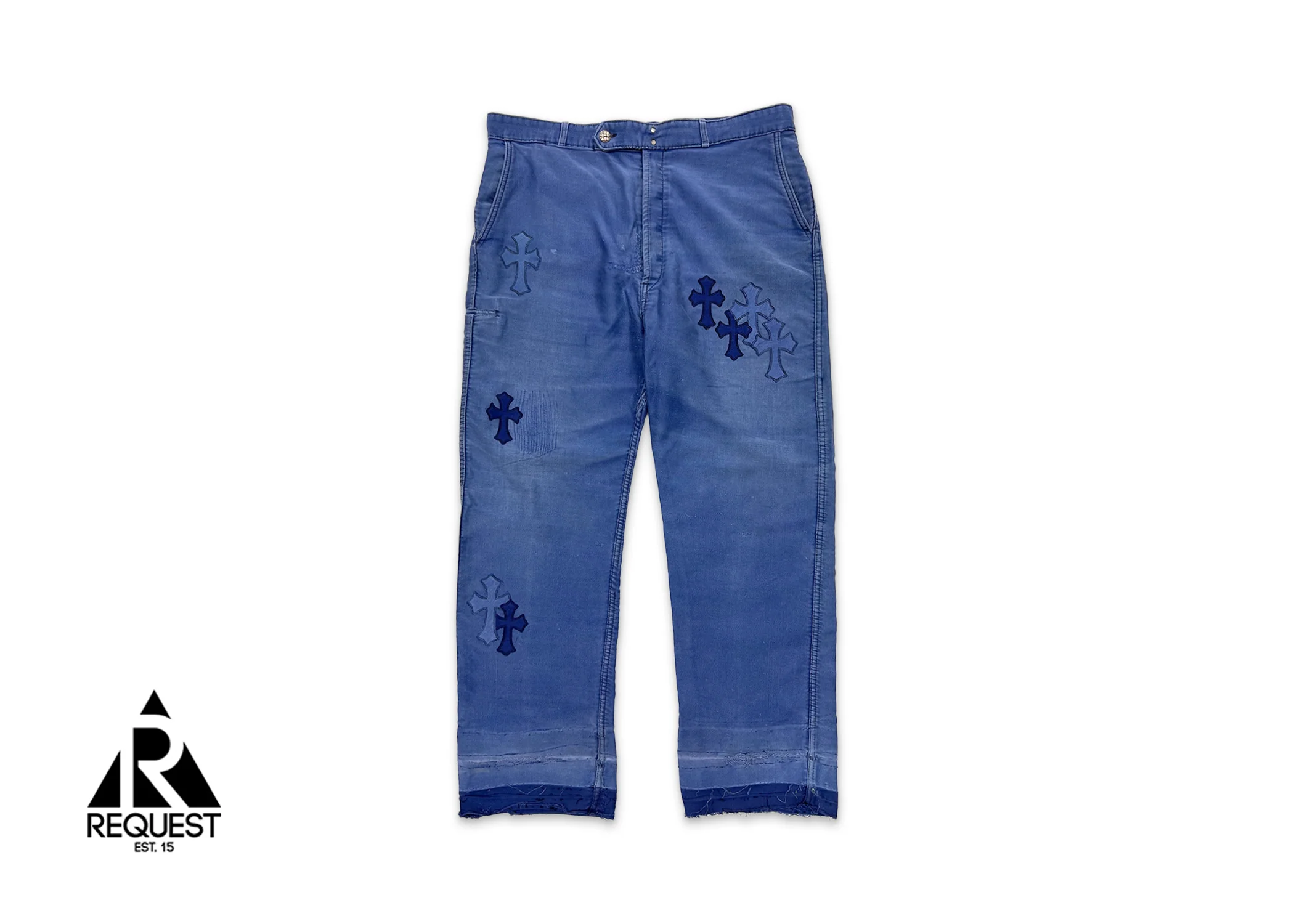Cross Patch French Worker Pants "Blue"