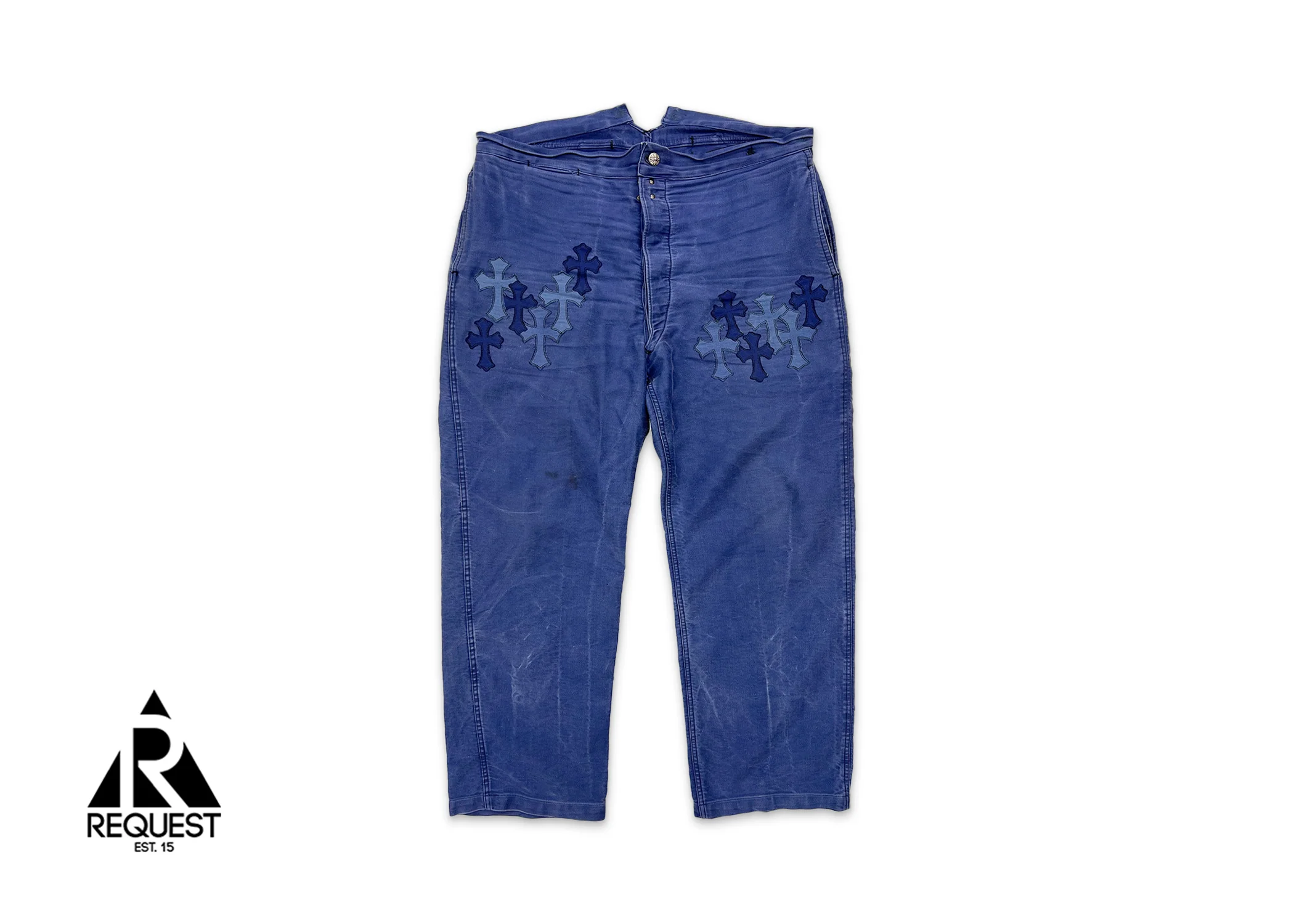 Cross Patch French Worker Pants "Blue"