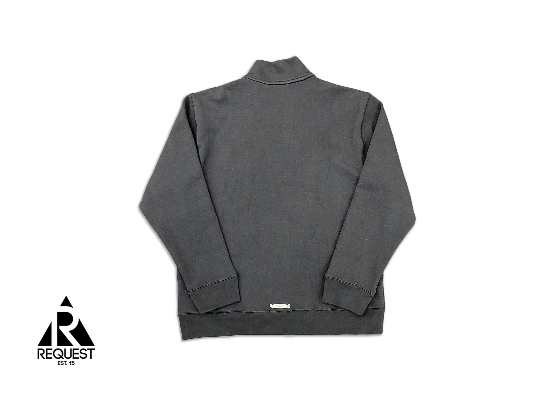 Cross Patch Half Zip "Black" - Image 2
