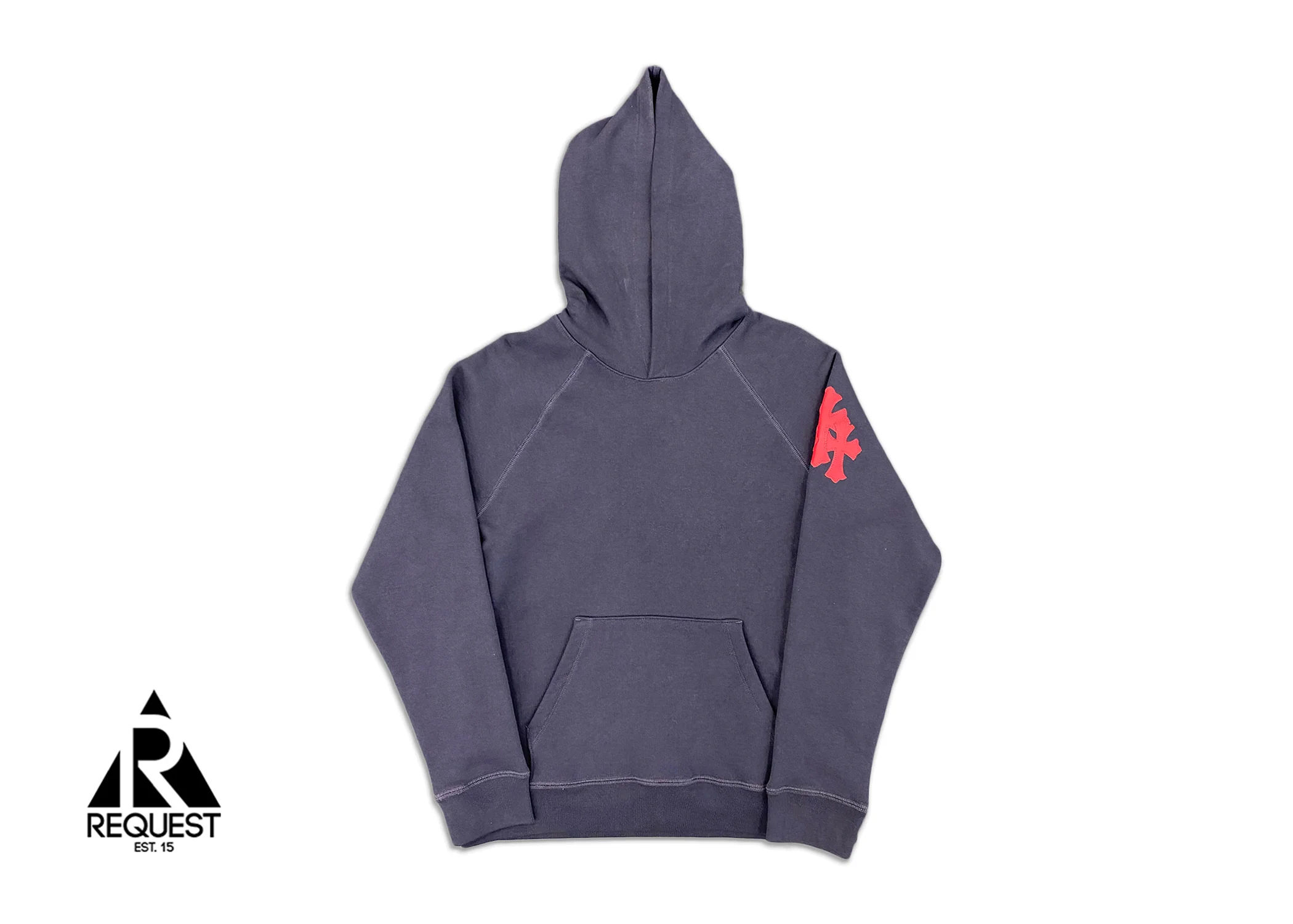 Cross Patch Hoodie "Navy Red"