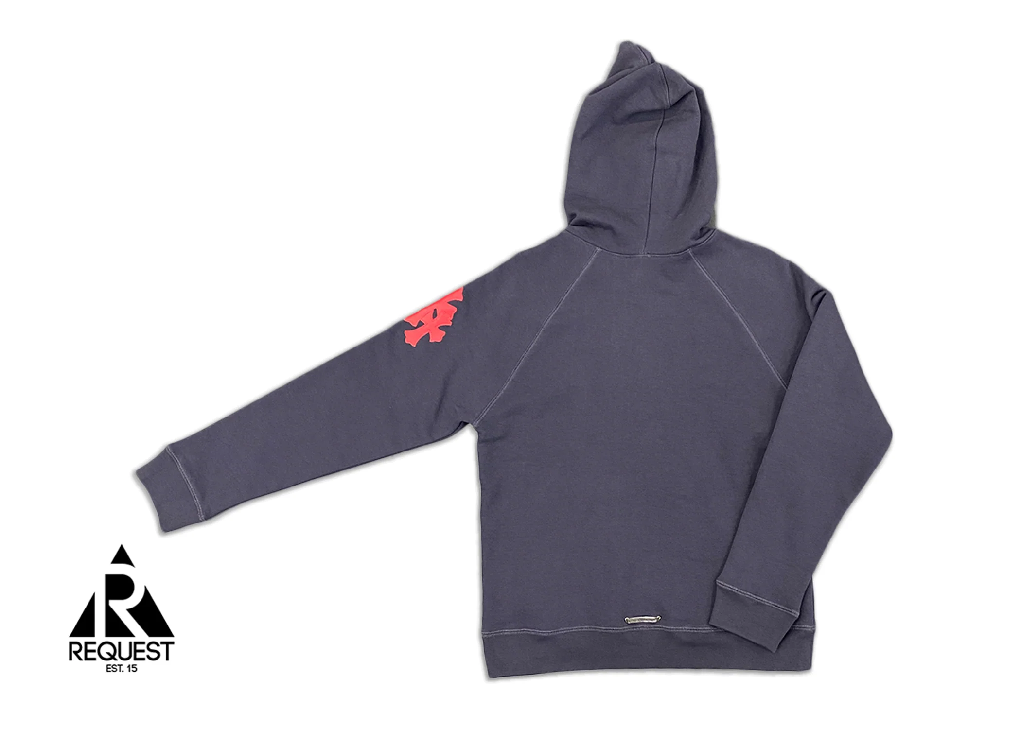 Cross Patch Hoodie "Navy Red" - Image 2