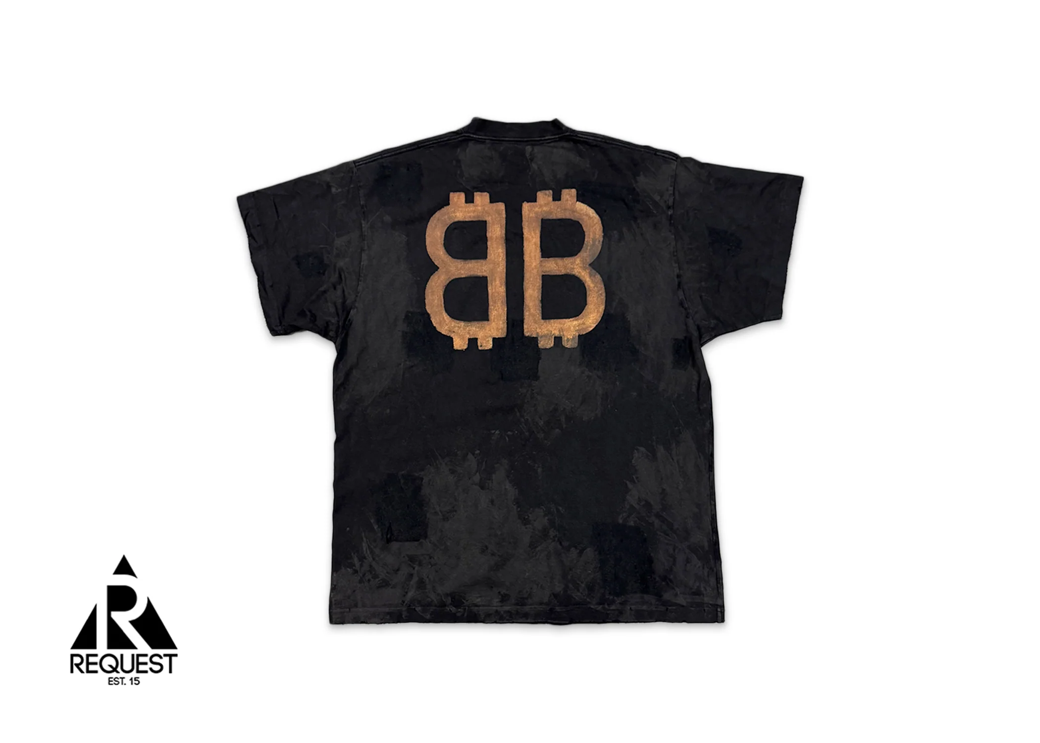 Crypto Oversized Tee "Faded Black" - Image 2
