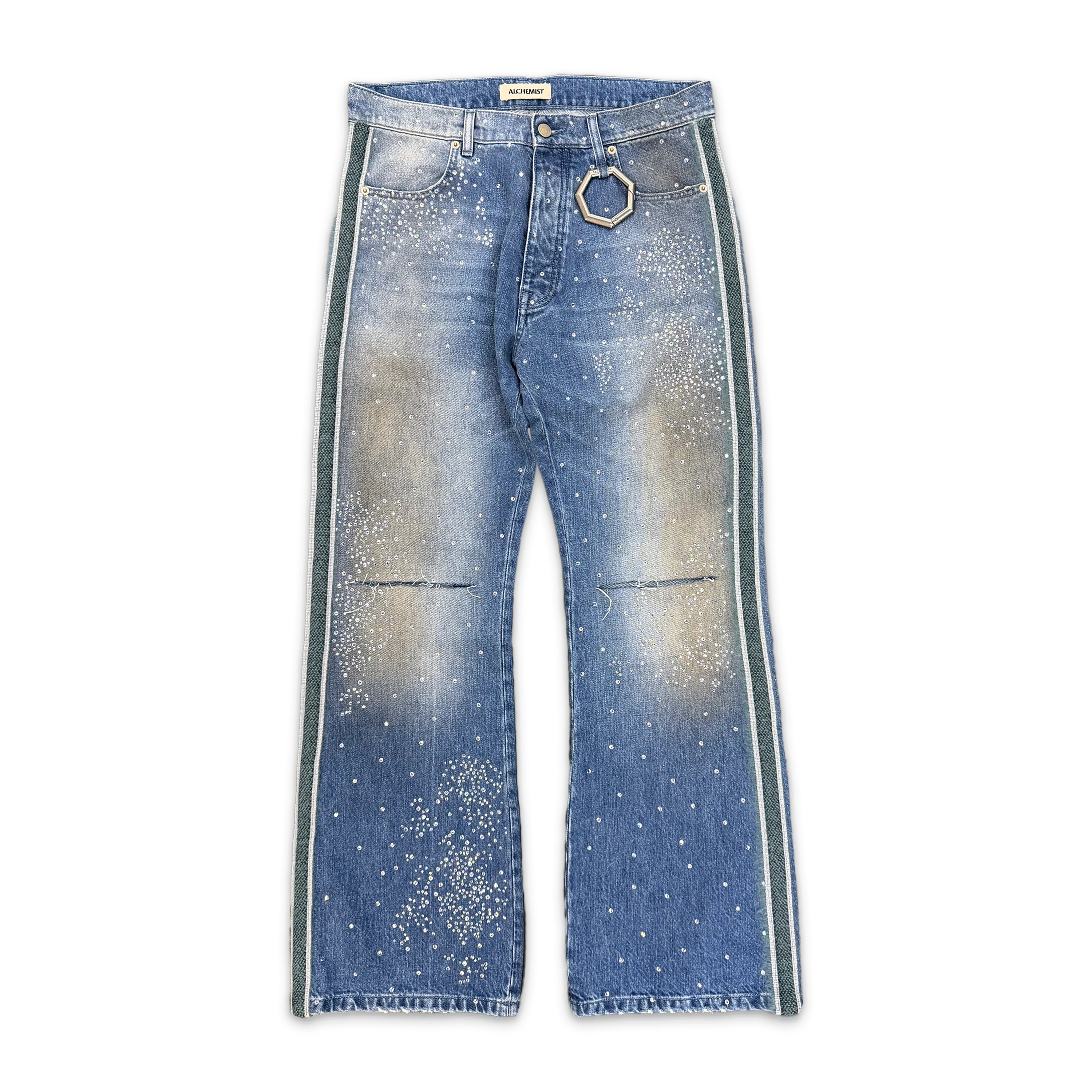Crystal & Mohair Studio Jeans “Light Indigo”
