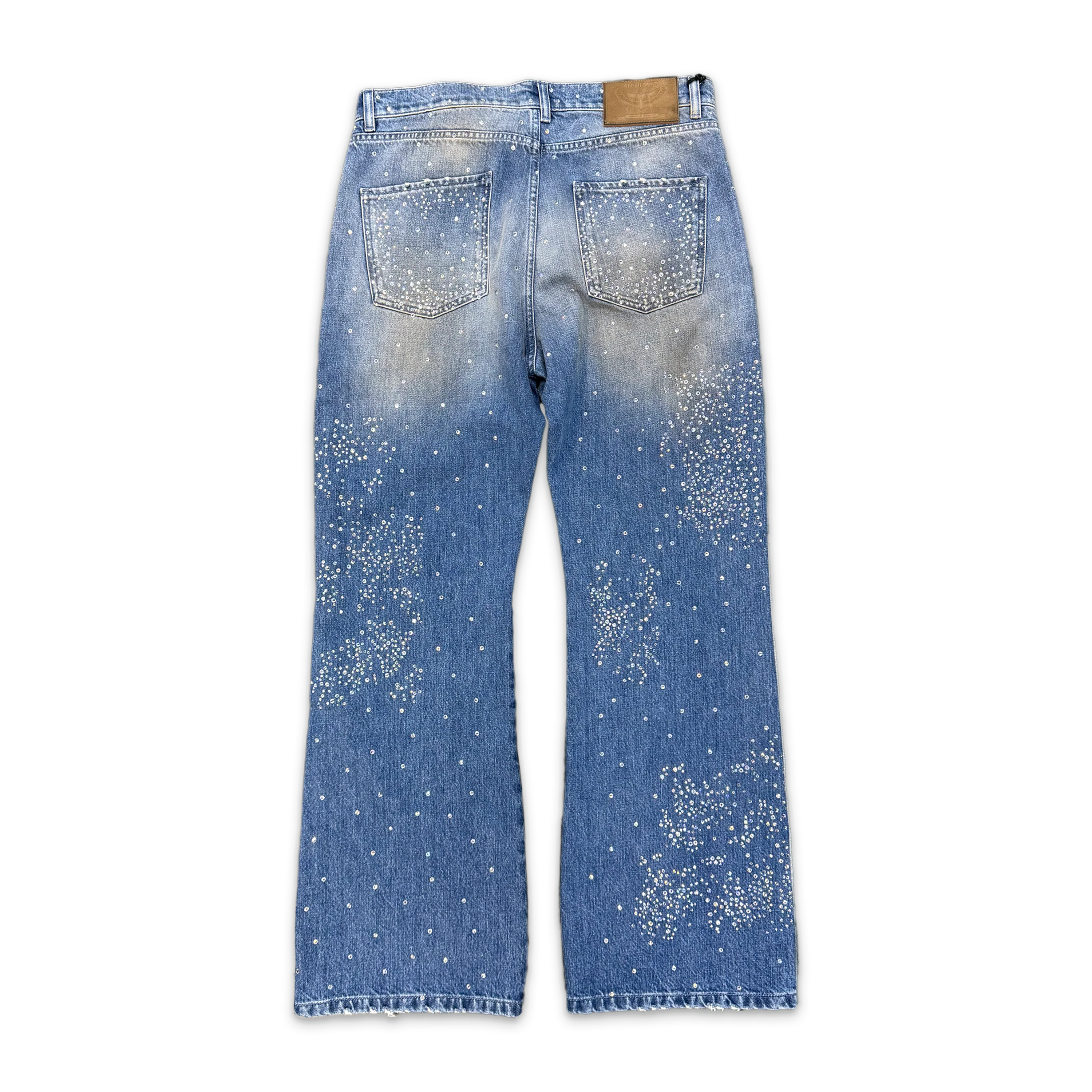 Crystal & Mohair Studio Jeans “Light Indigo” - Image 2