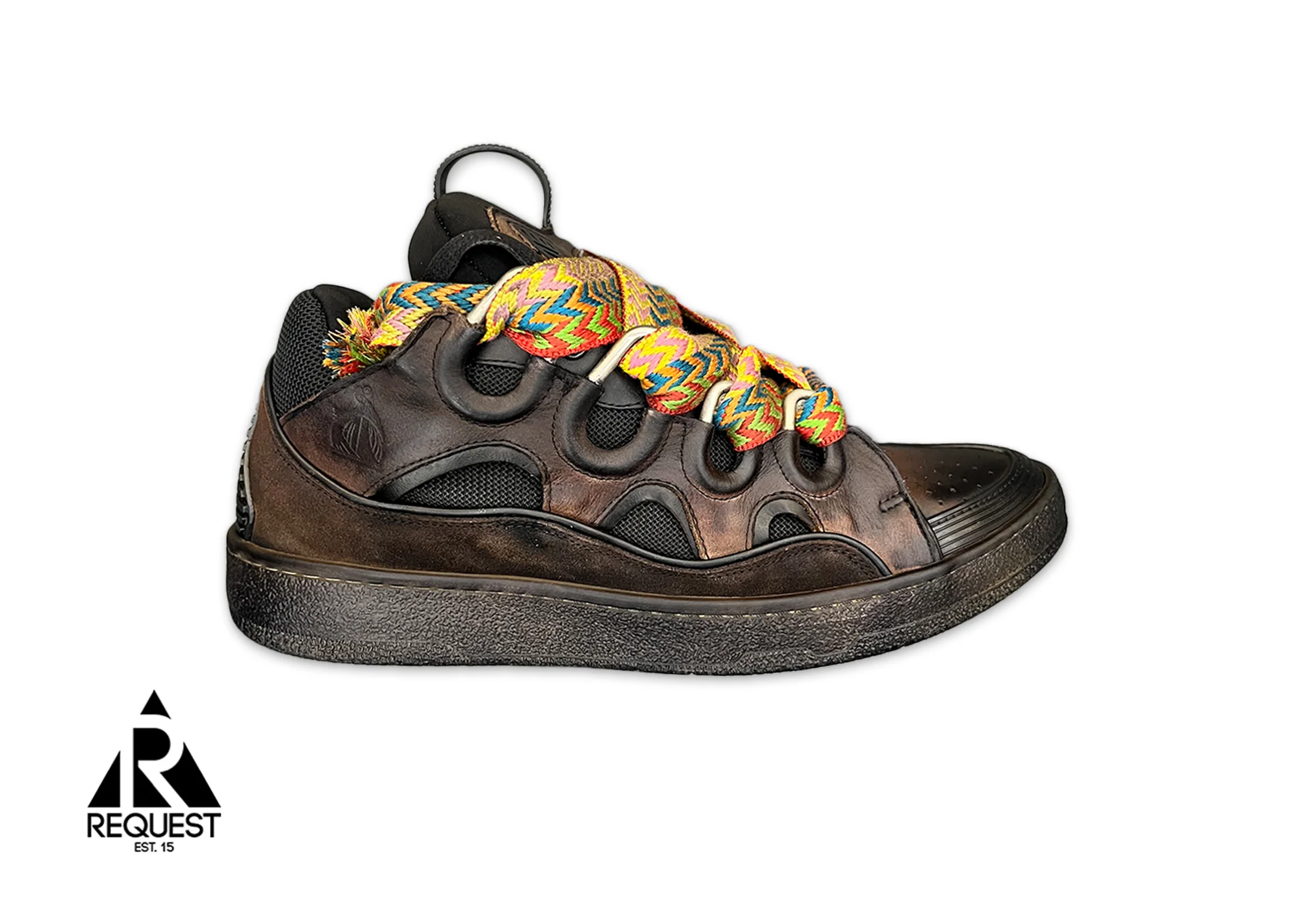 Curb Sneaker "Black Distressed"