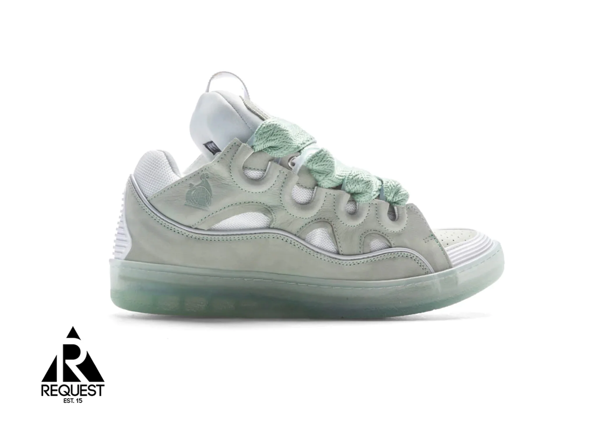 Curb Sneaker "Mint Green White"