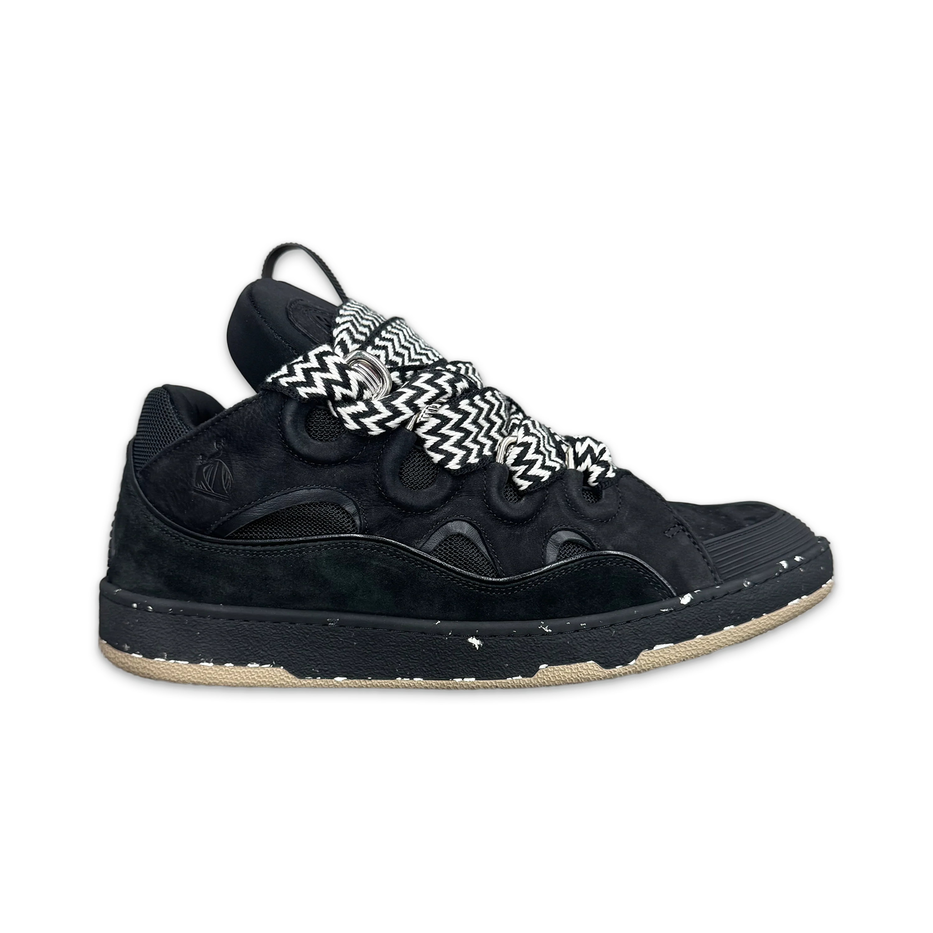 Curb Sneaker Suede "Black"