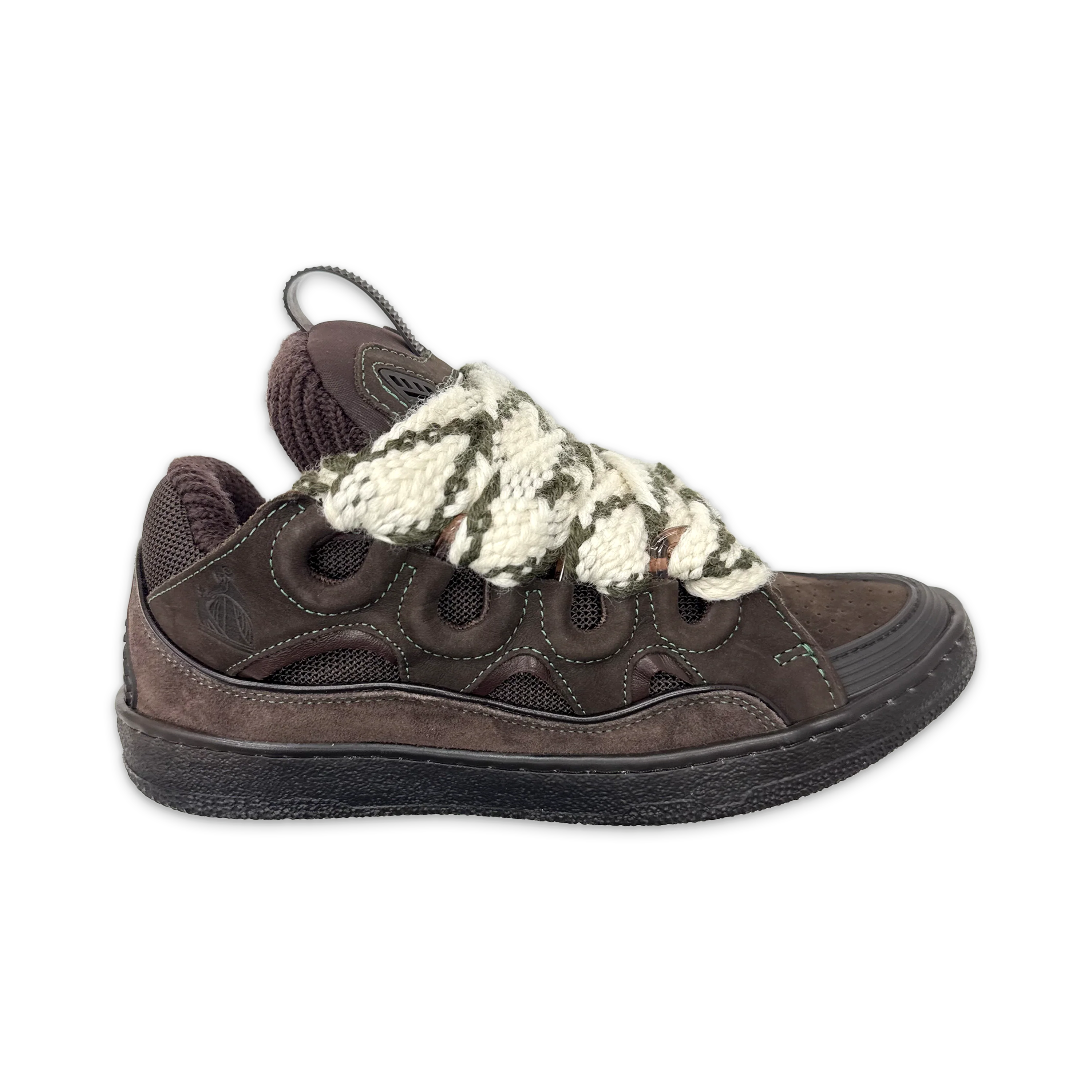 Curb Sneaker Suede & Wool “Mocha”
