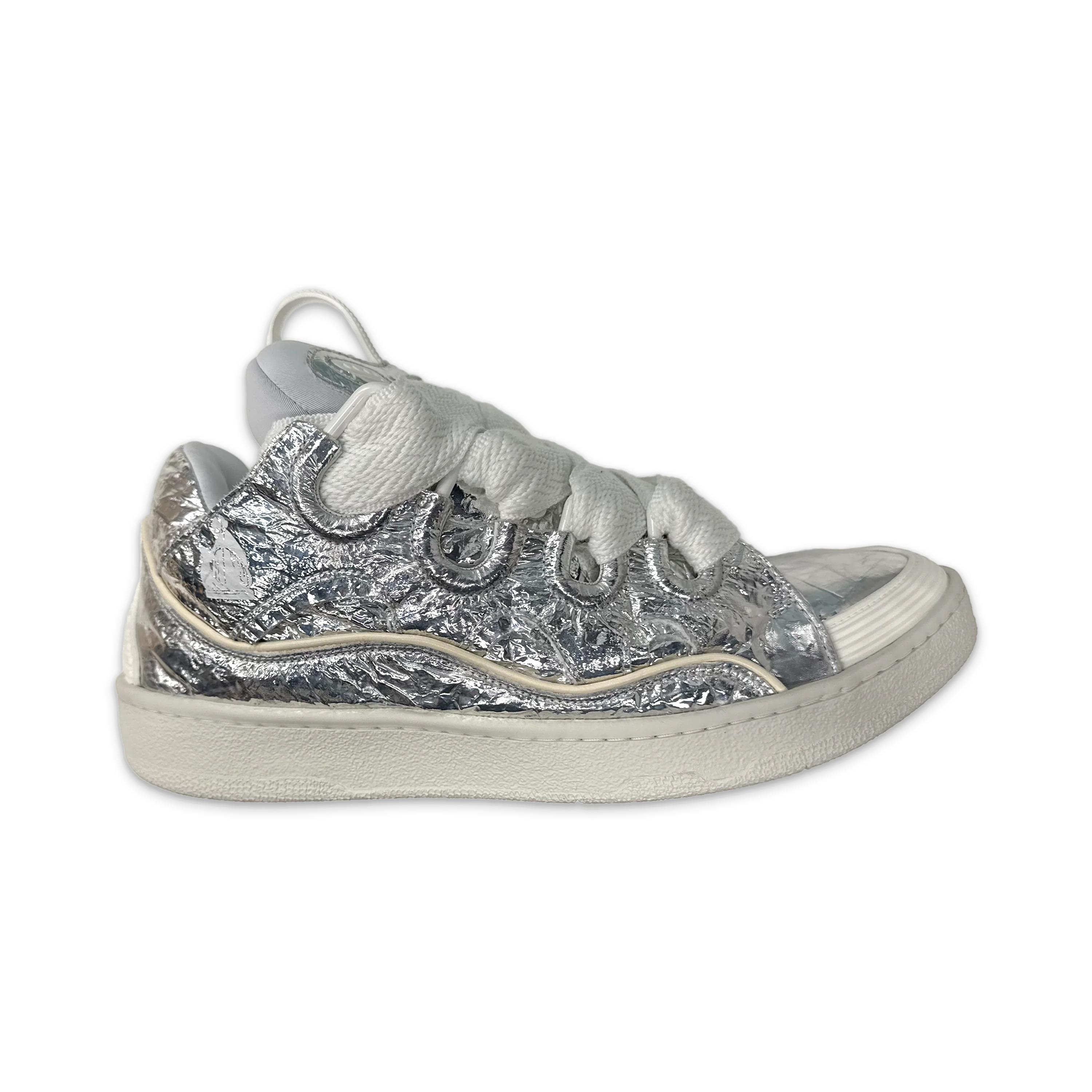 Curb Sneaker "White Metallic"