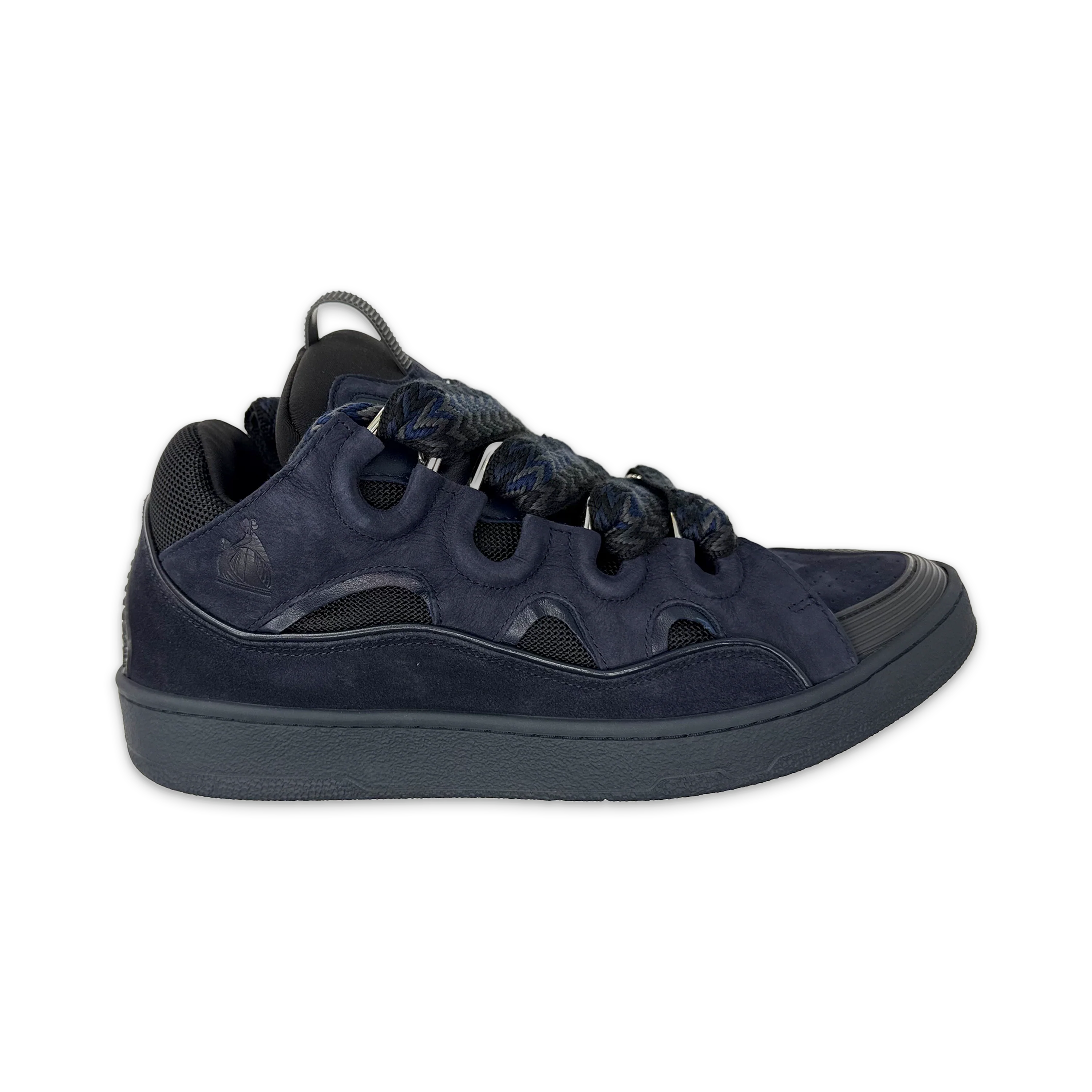 Curb Suede Sneaker "Navy"