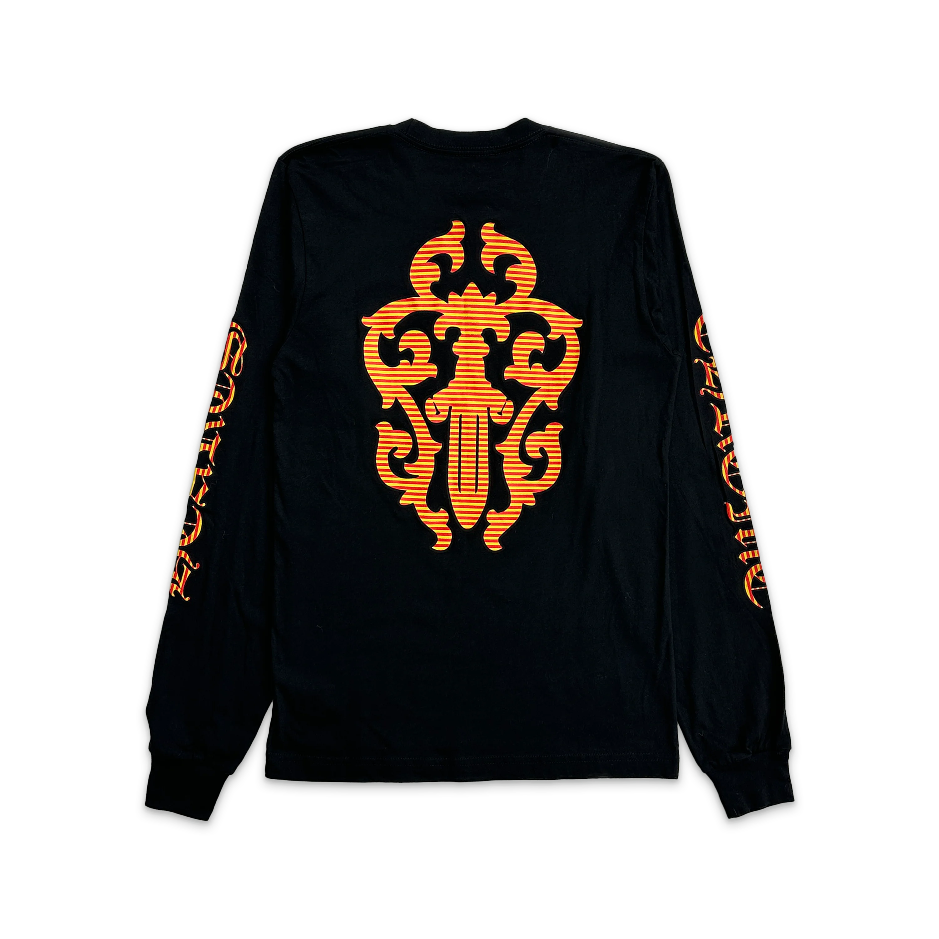 Dagger L/S Tee "Black/Orange" - Image 2