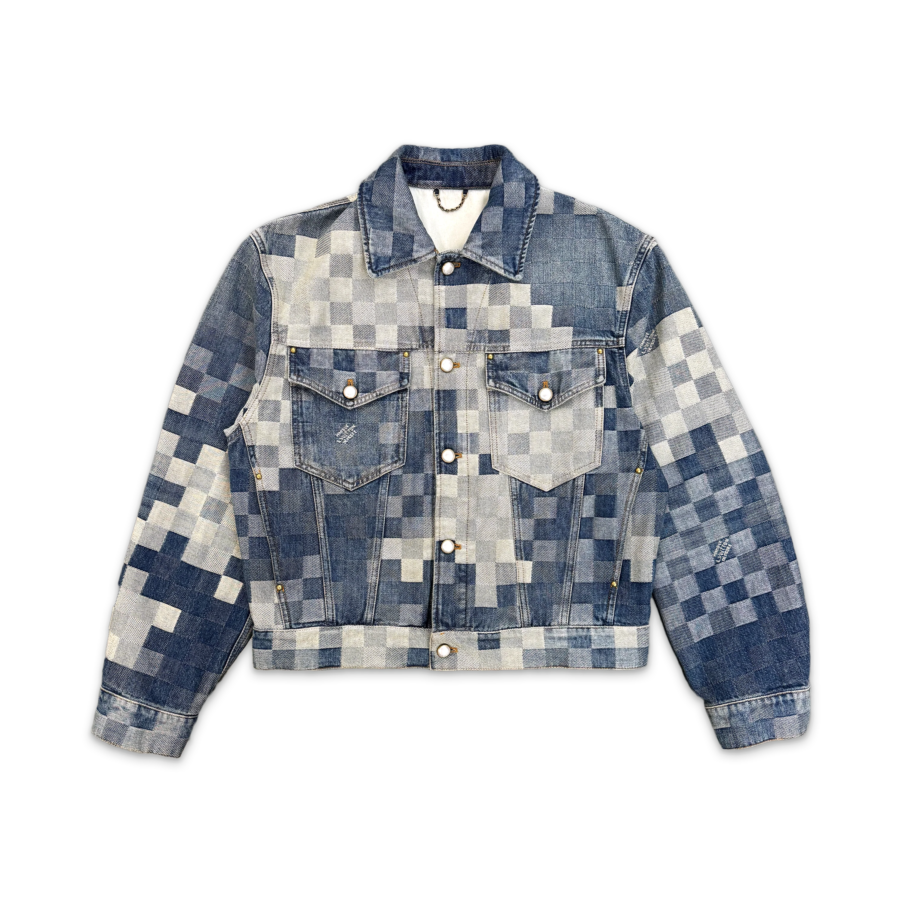 Damier Damoflage Classic Denim Jacket "Indigo"