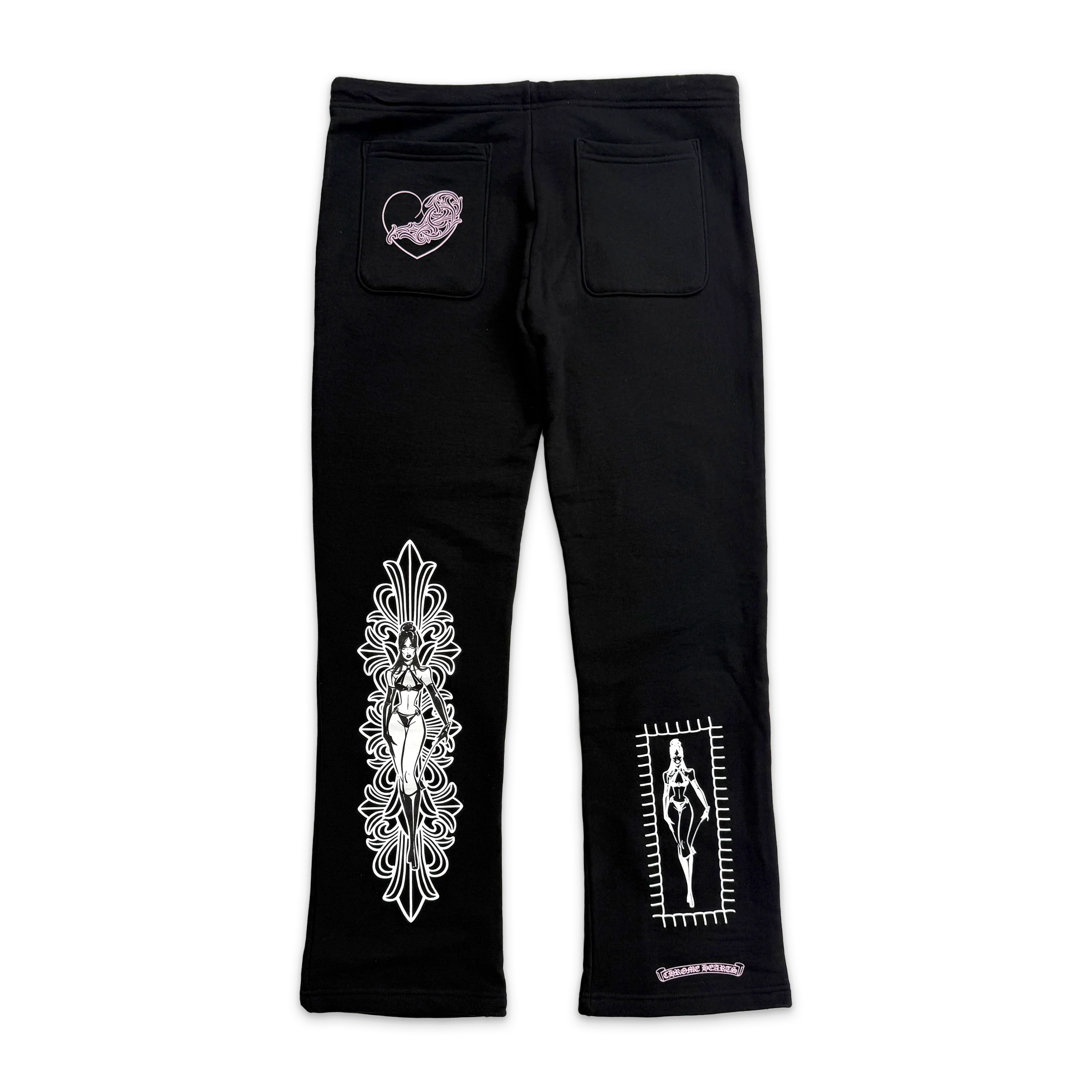 Deadly Doll Art Basel 2025 Sweatpants "Black Pink" - Image 2