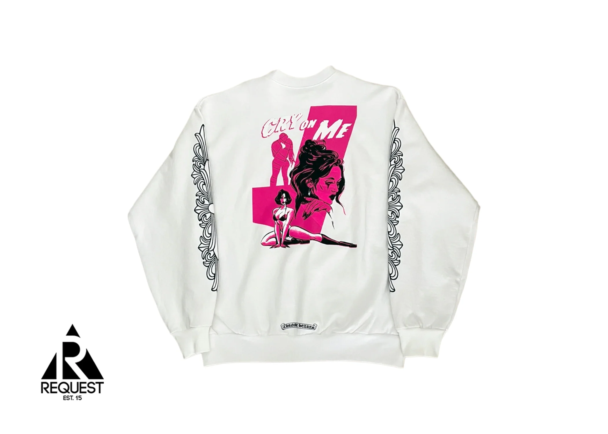 Deadly Doll Cry On Me Crewneck "White" - Image 2