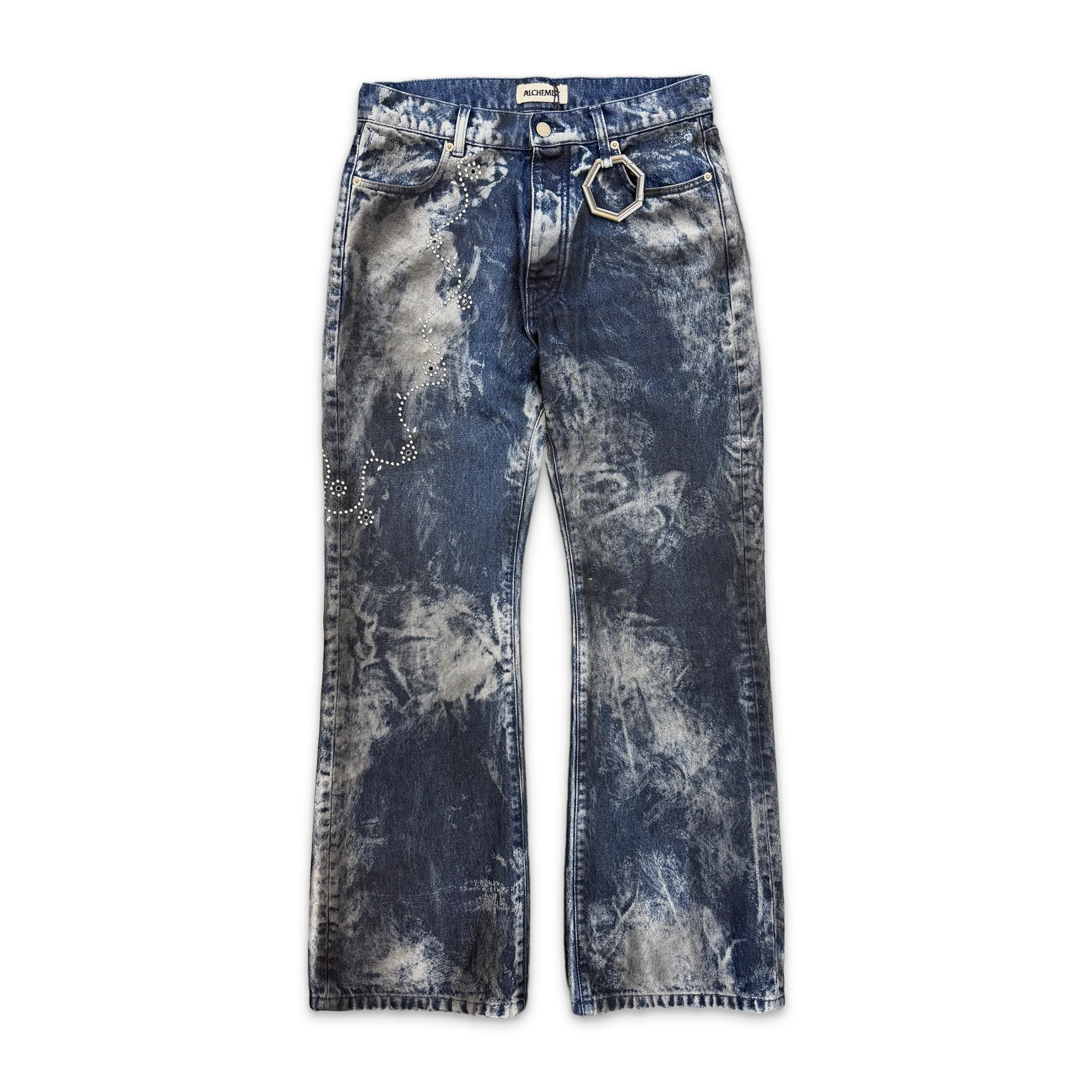 Dean Jeans Western Motif "Concrete"