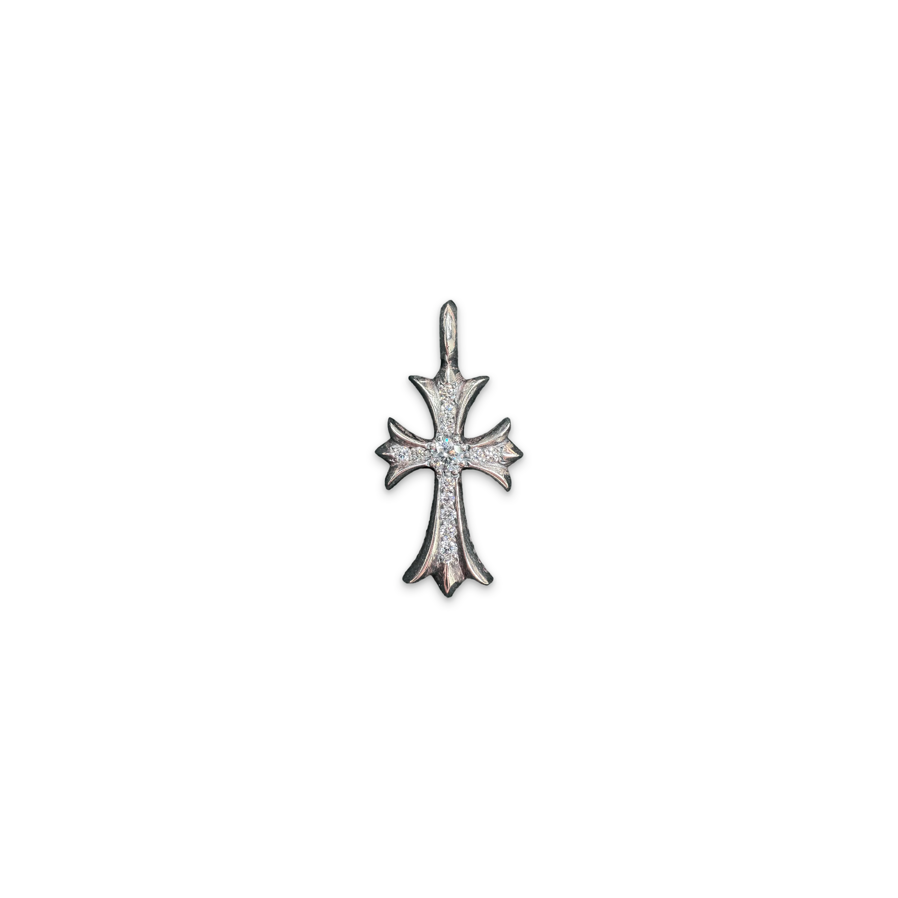 Diamond Tiny Cross Pendant