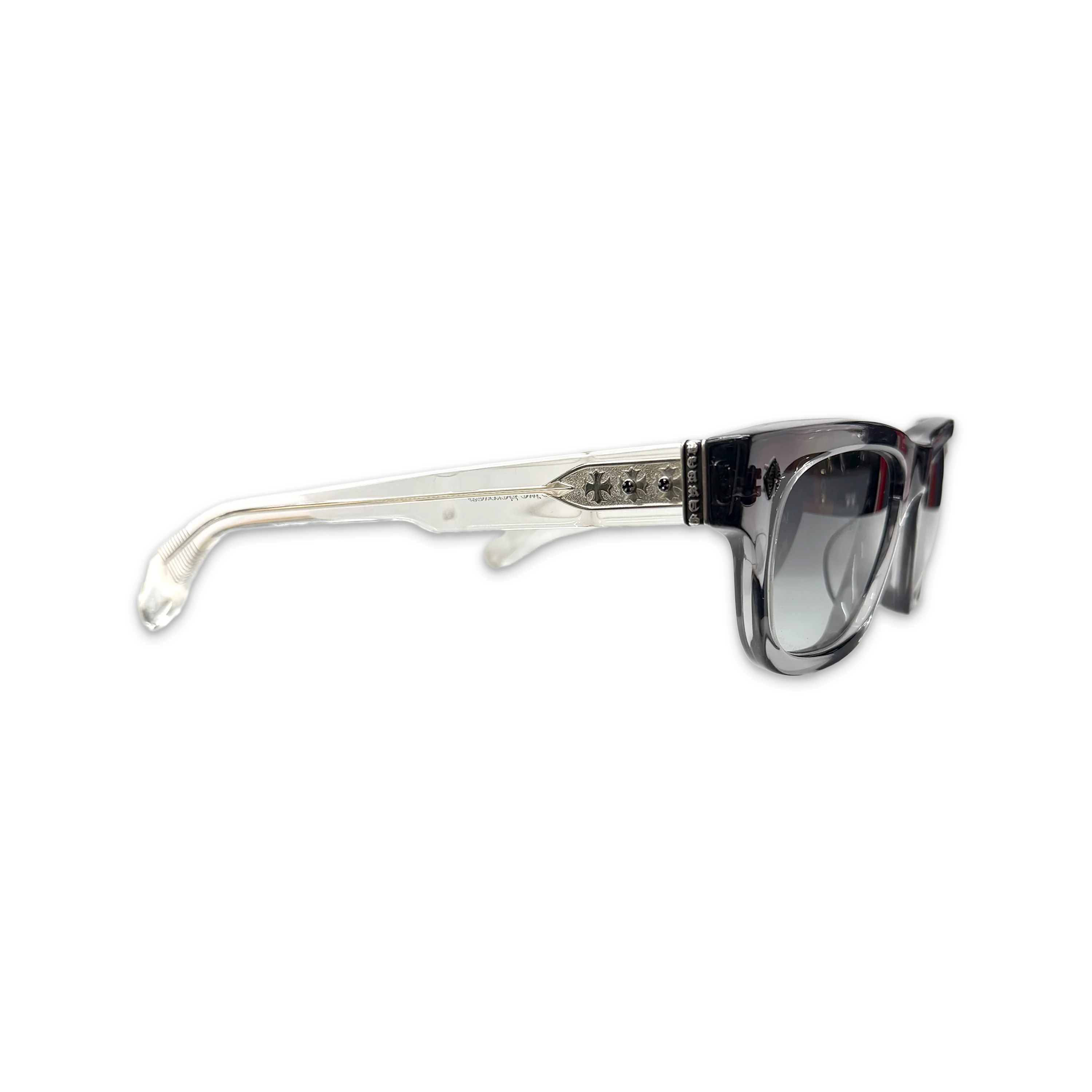 Dick Fitzener Sunglasses "Translucent Grey/Silver" - Image 2