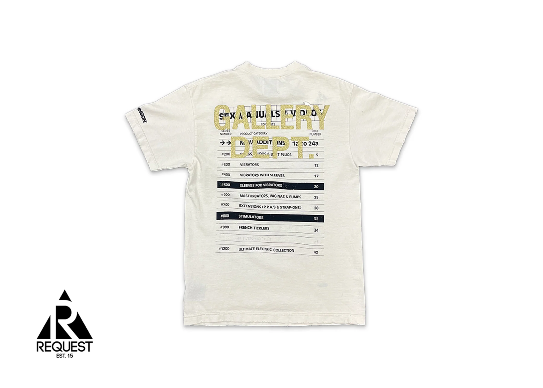 Doc Johnson Positions Tee "Cream" - Image 2