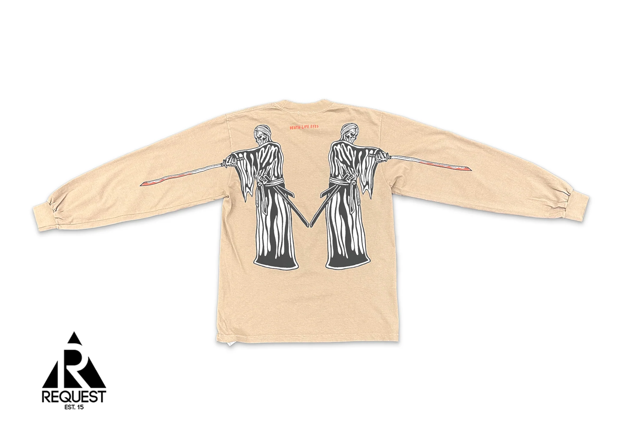Double Samurai L/S Tee "Faded Brown" - Image 2