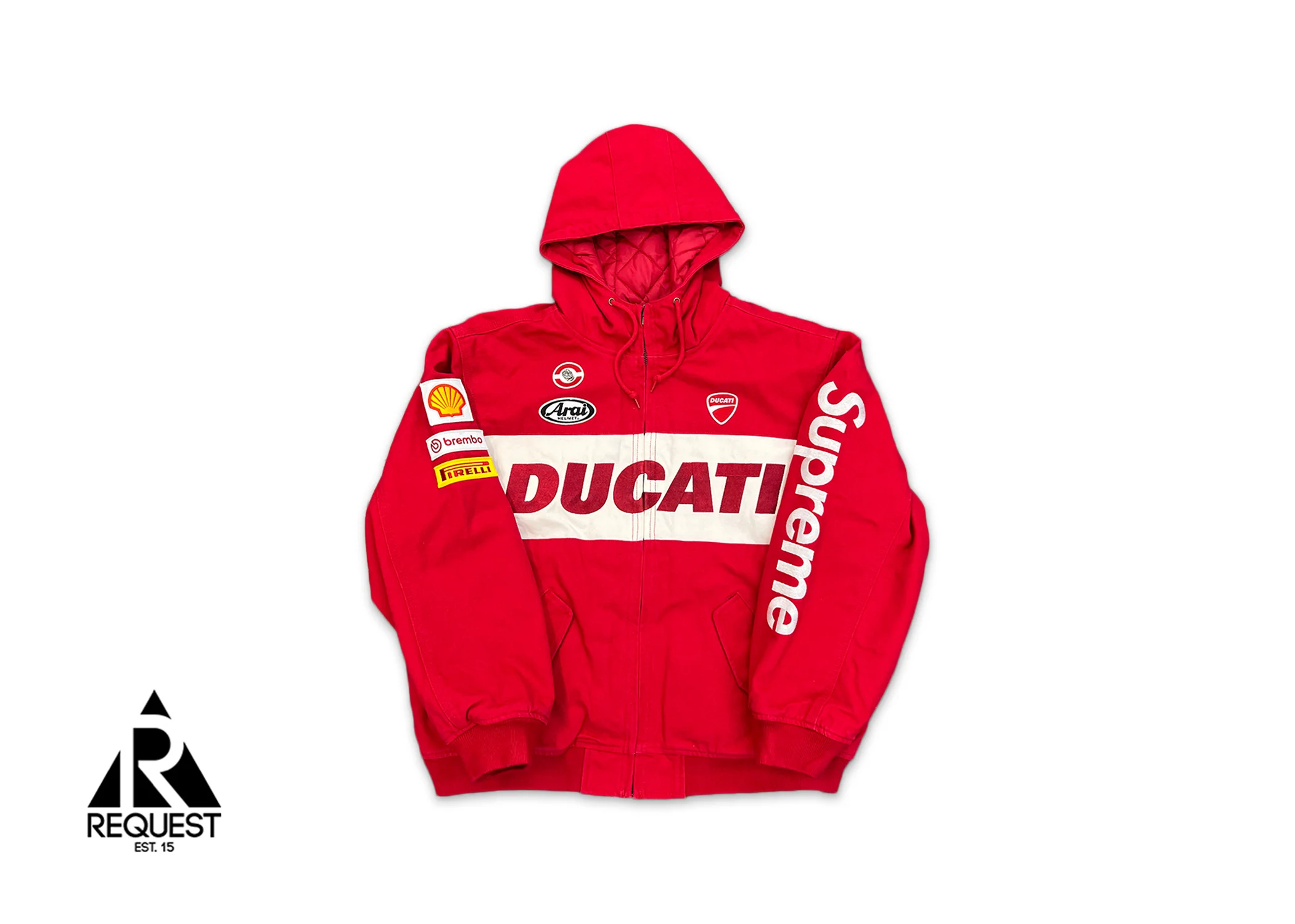Ducati Hooded Work Jacket "Red"