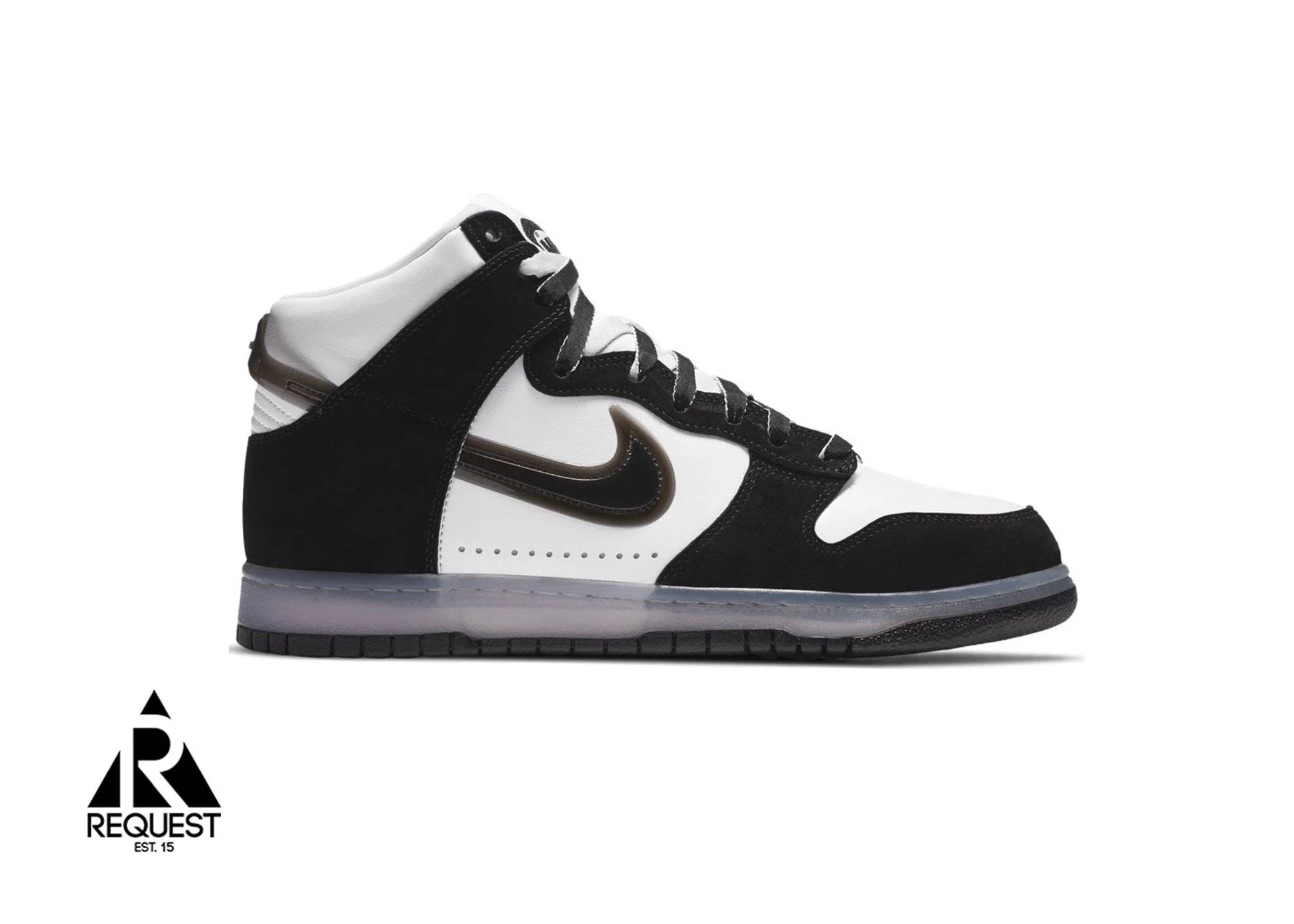 Dunk High “Slam Jam White Black”