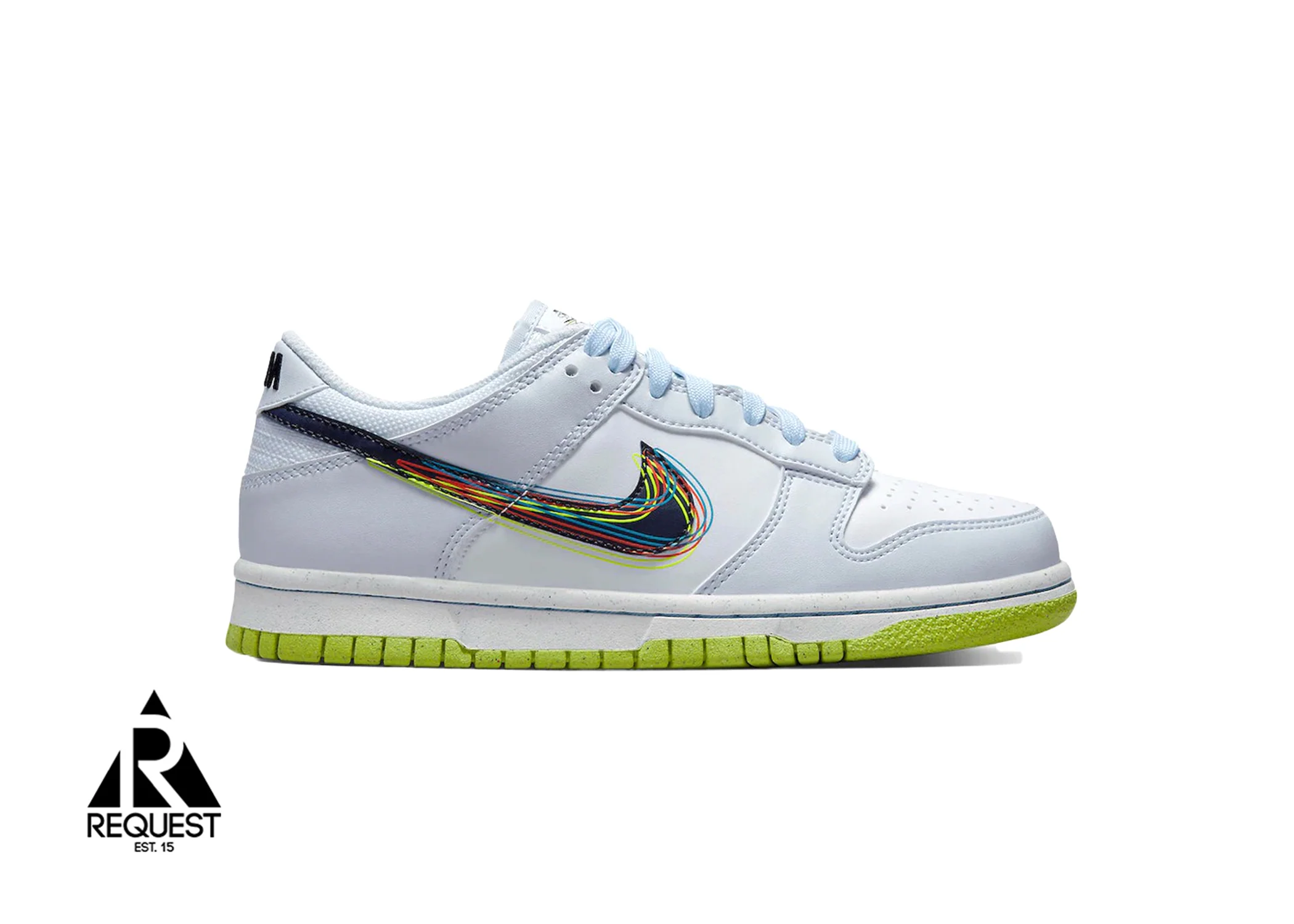 Dunk Low "3D Swoosh Grey"