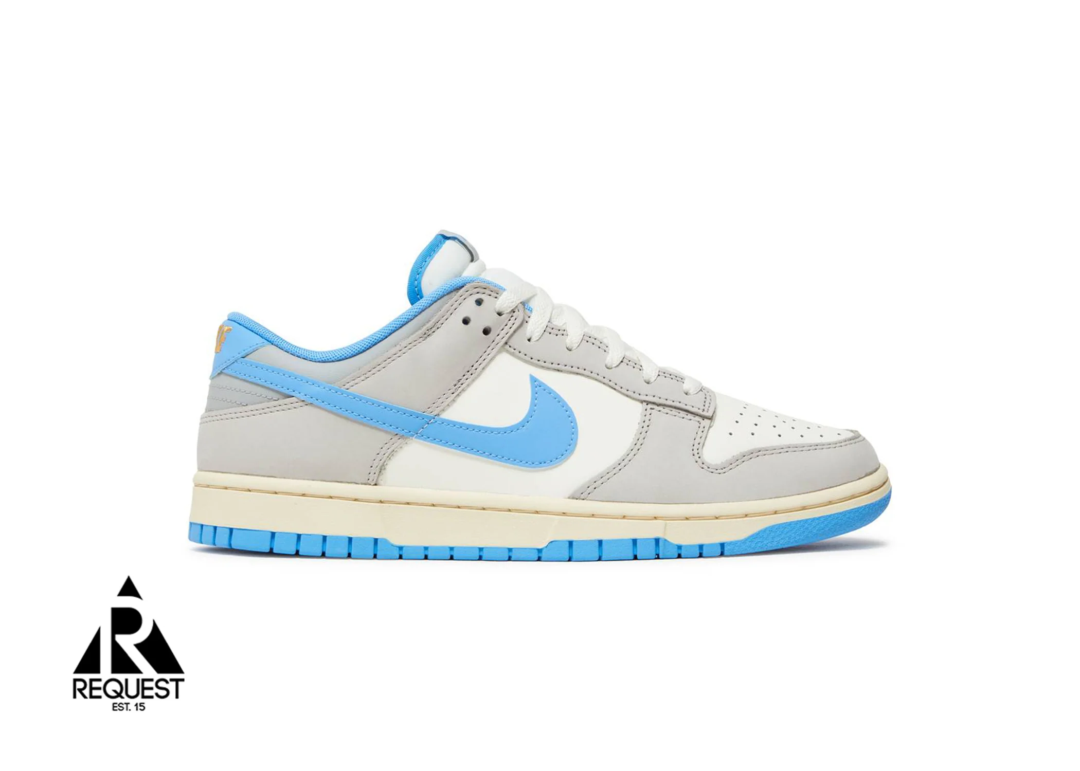 Dunk Low "Athletic Department Light Smoke Grey University Blue"