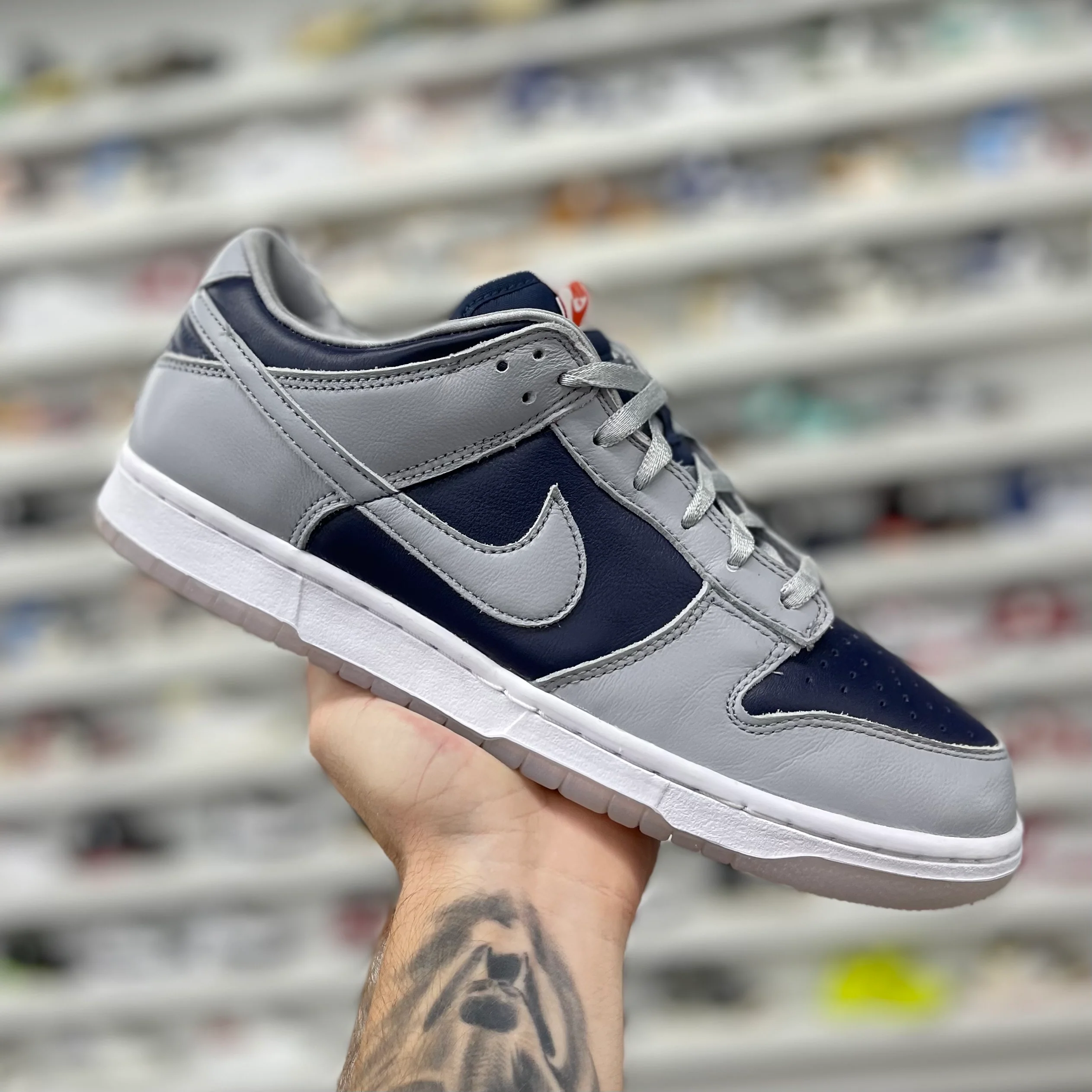 Dunk Low “College Navy Grey (W)” - Image 2