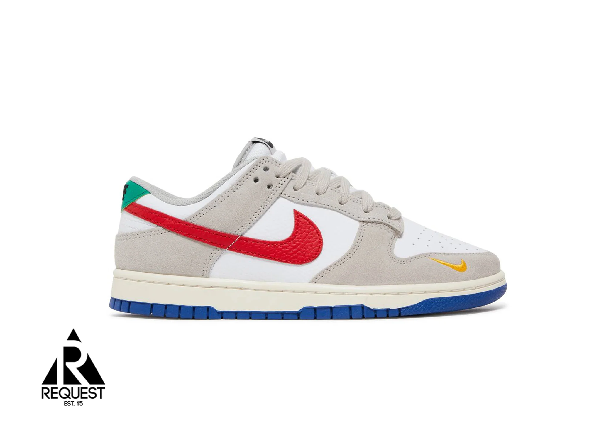 Dunk Low “Light Iron Ore Red Blue”