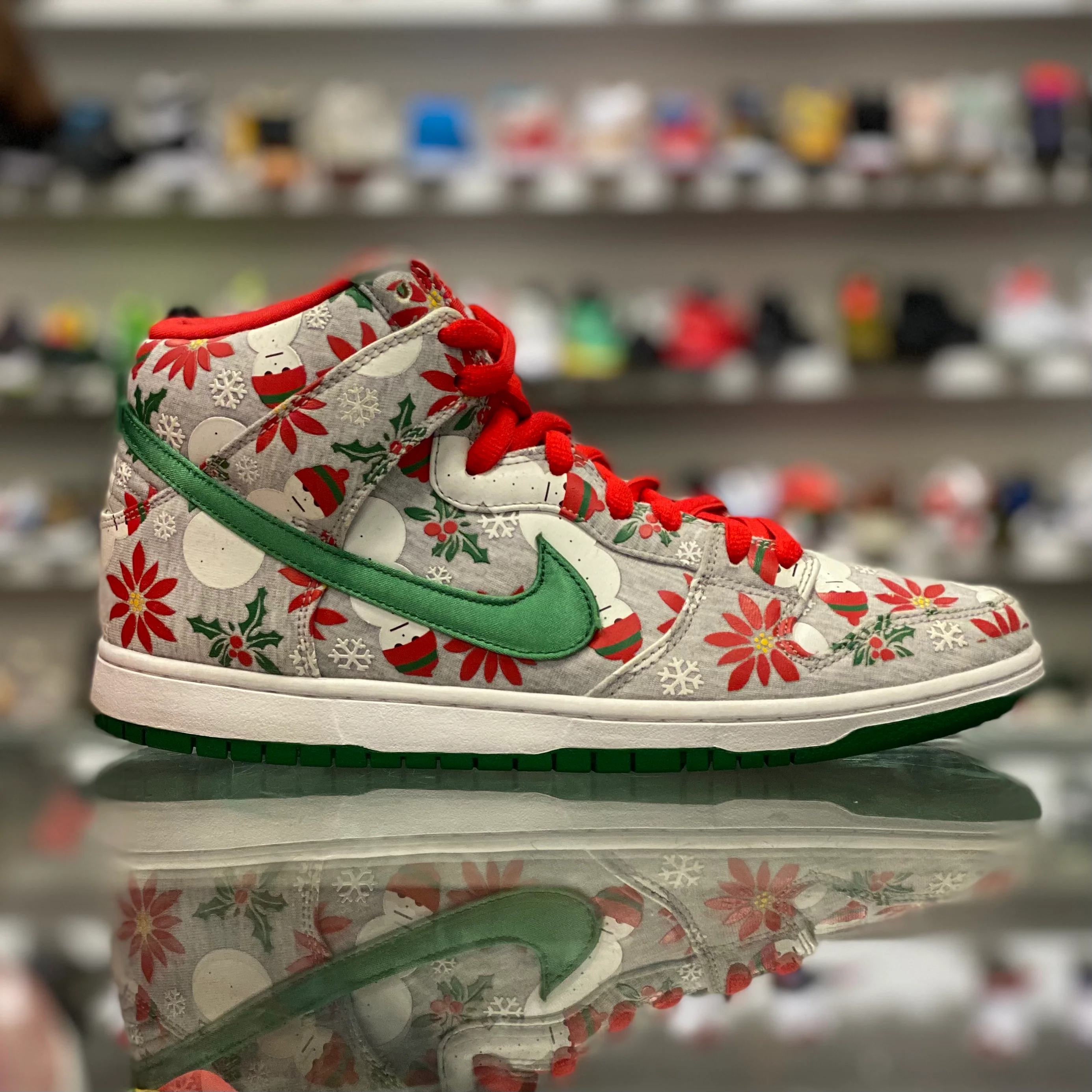 Dunk SB High “Ugly Christmas Sweater Grey”