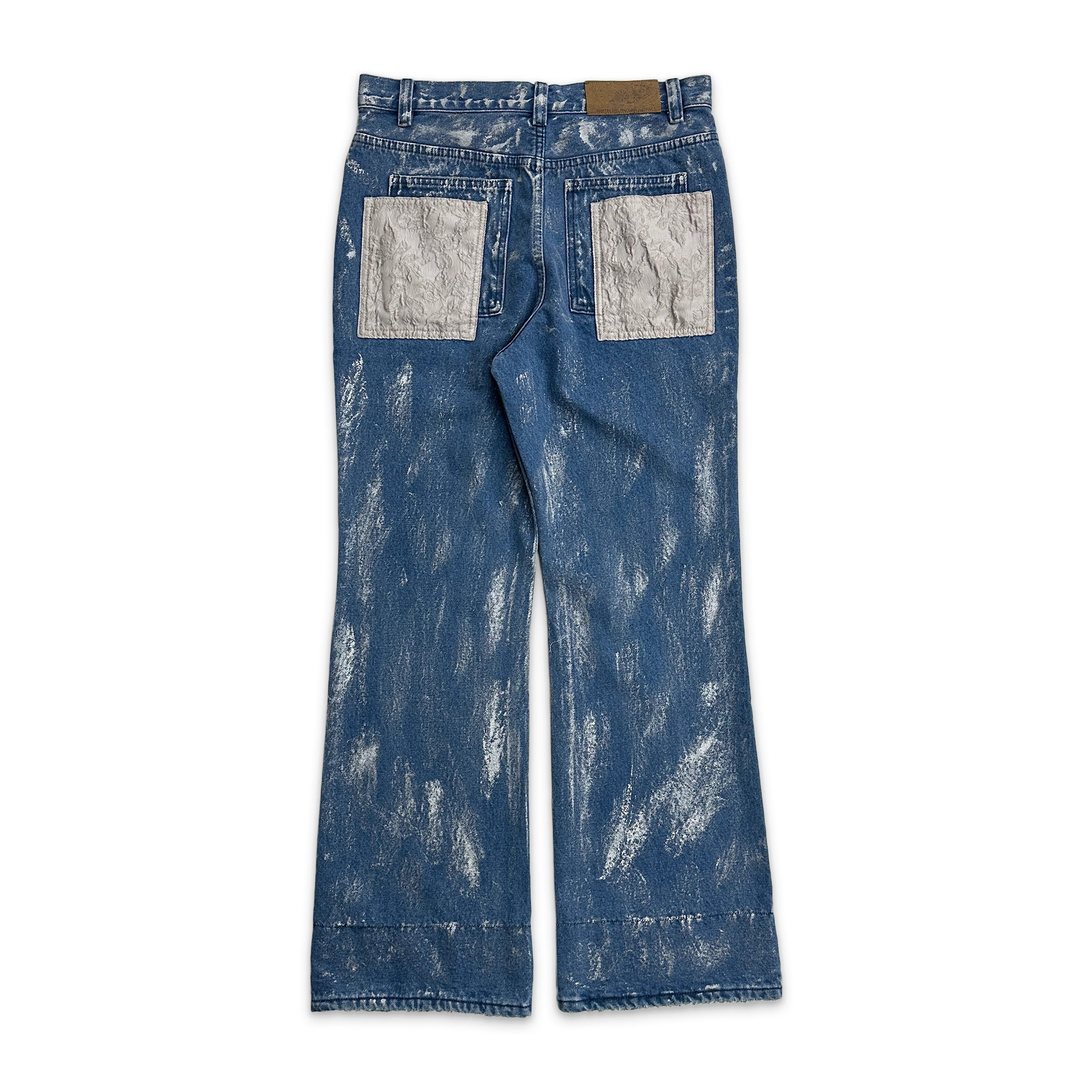Embossed Silver Washed Denim "Blue" - Image 2