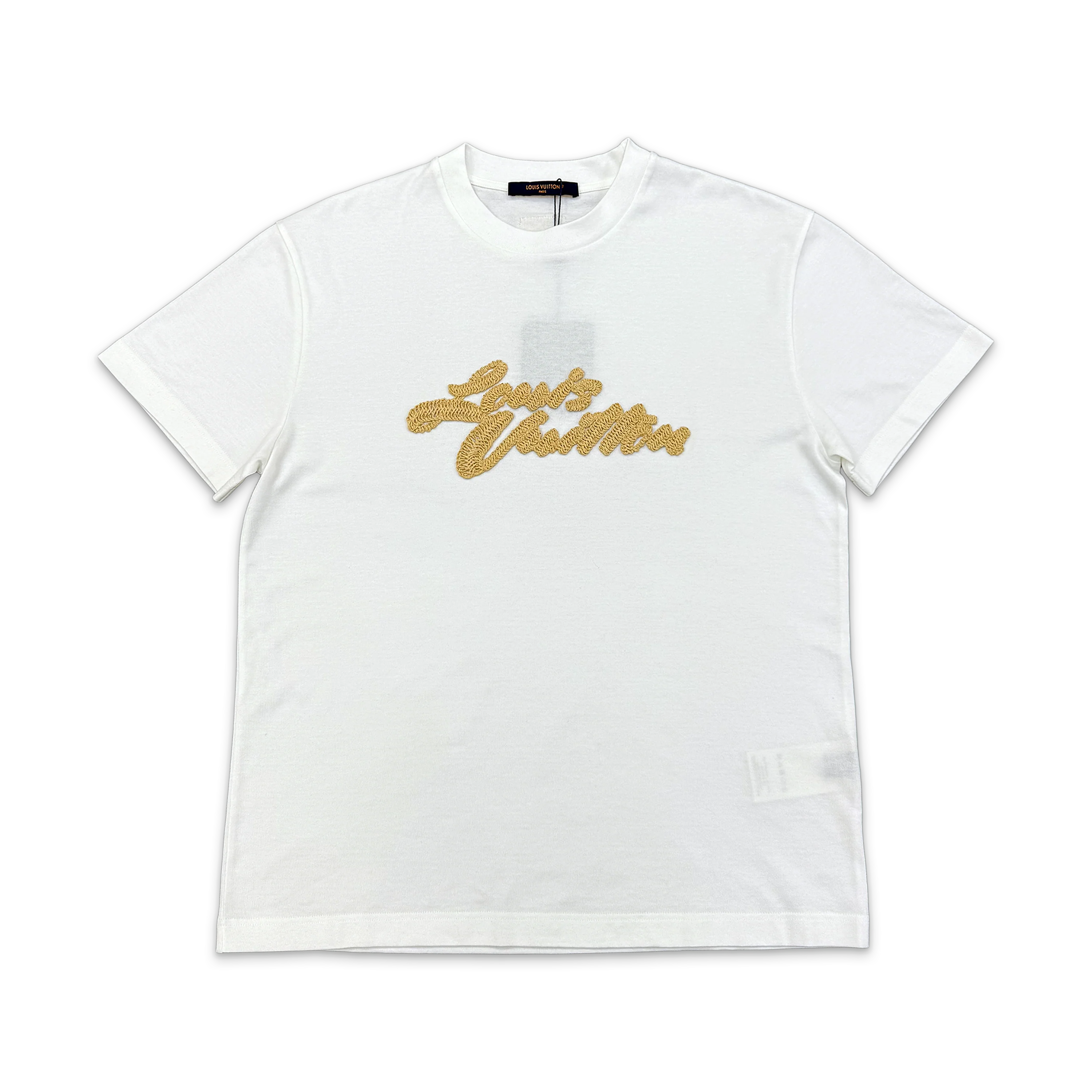Embroidered Signature T-Shirt "White"