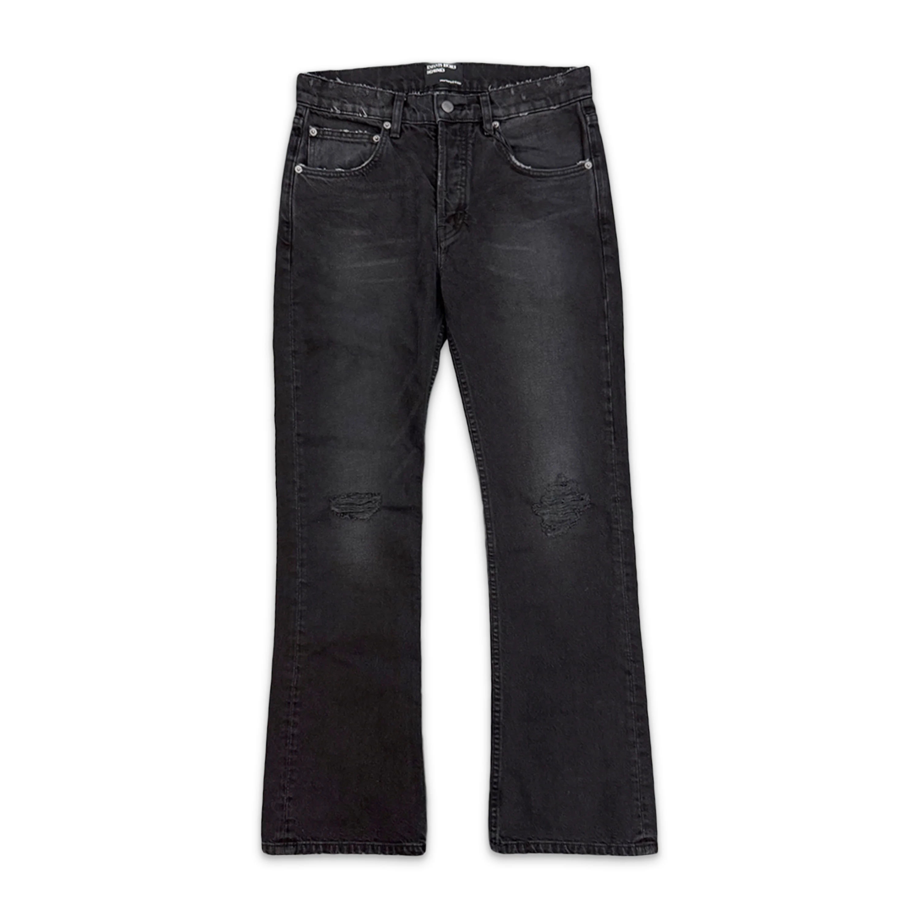 Enfants Riches Déprimes Flared Distressed Jeans "Black"
